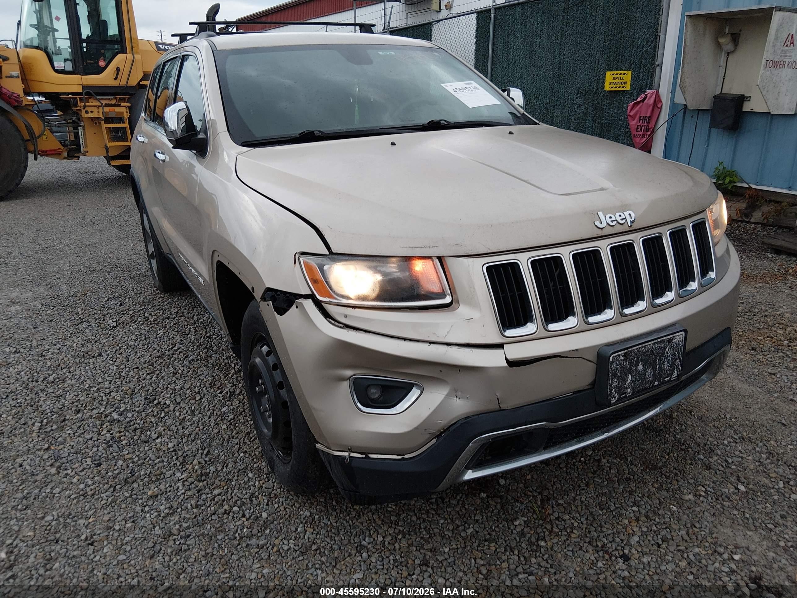 2014 Jeep Grand Cherokee Limited Champagne vin: 1C4RJFBT8EC178789