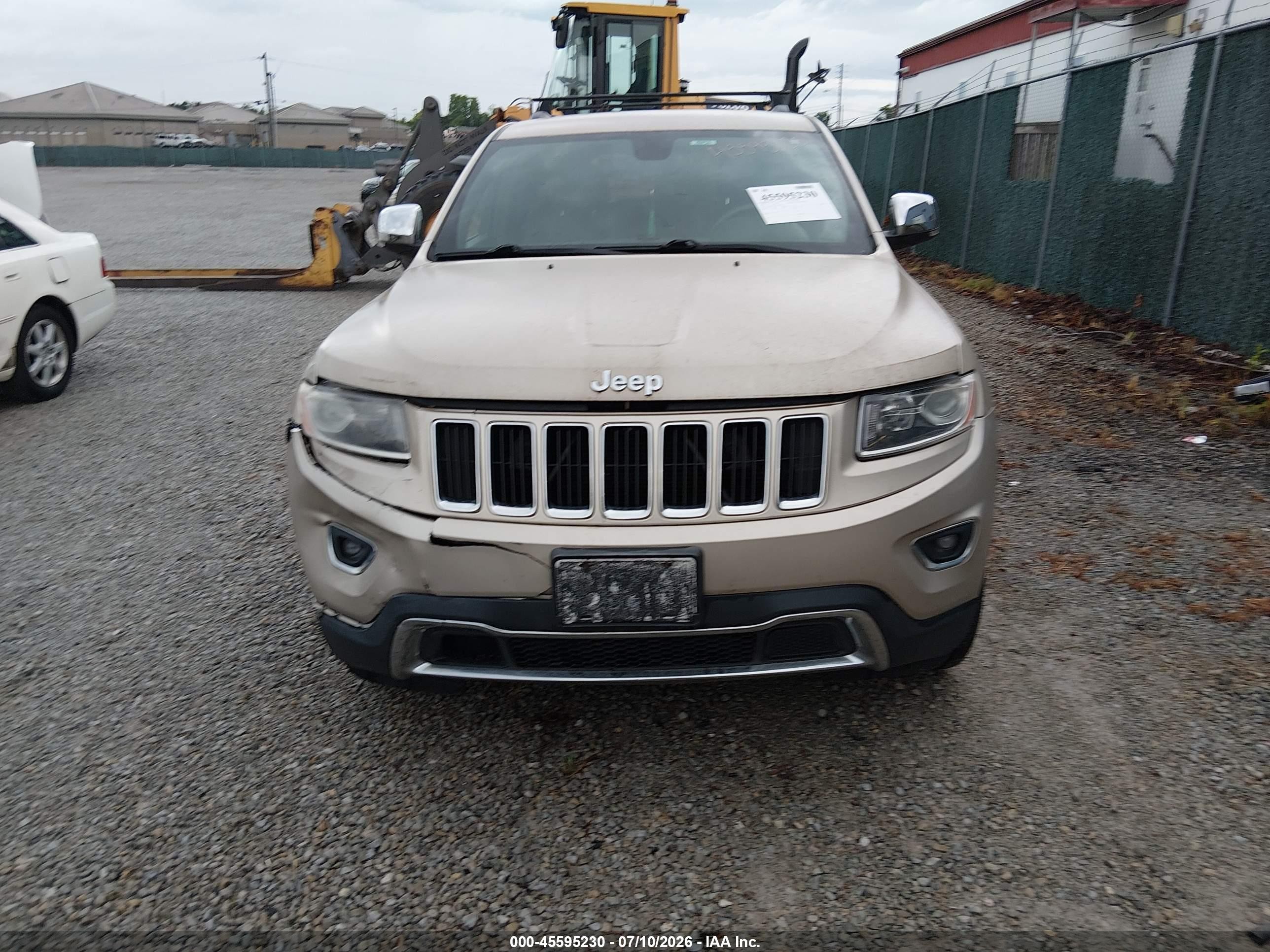 2014 Jeep Grand Cherokee Limited Champagne vin: 1C4RJFBT8EC178789