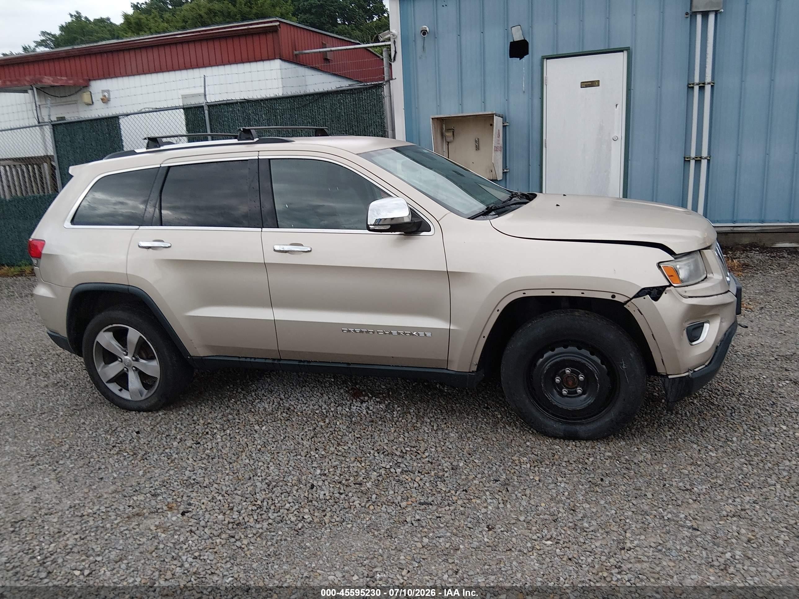 2014 Jeep Grand Cherokee Limited Champagne vin: 1C4RJFBT8EC178789