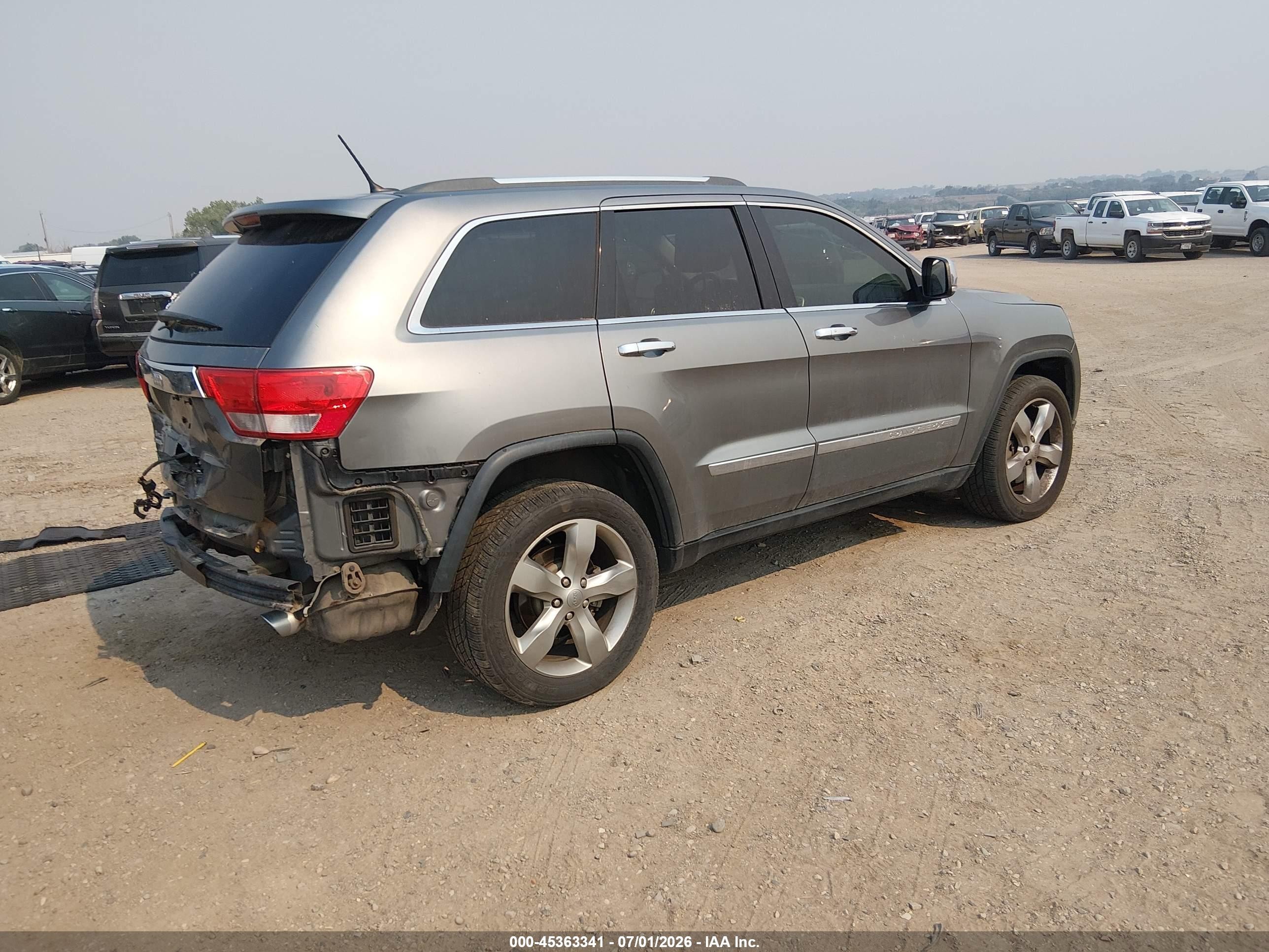 2013 Jeep Grand Cherokee Limited Gray vin: 1C4RJFBT9DC573398