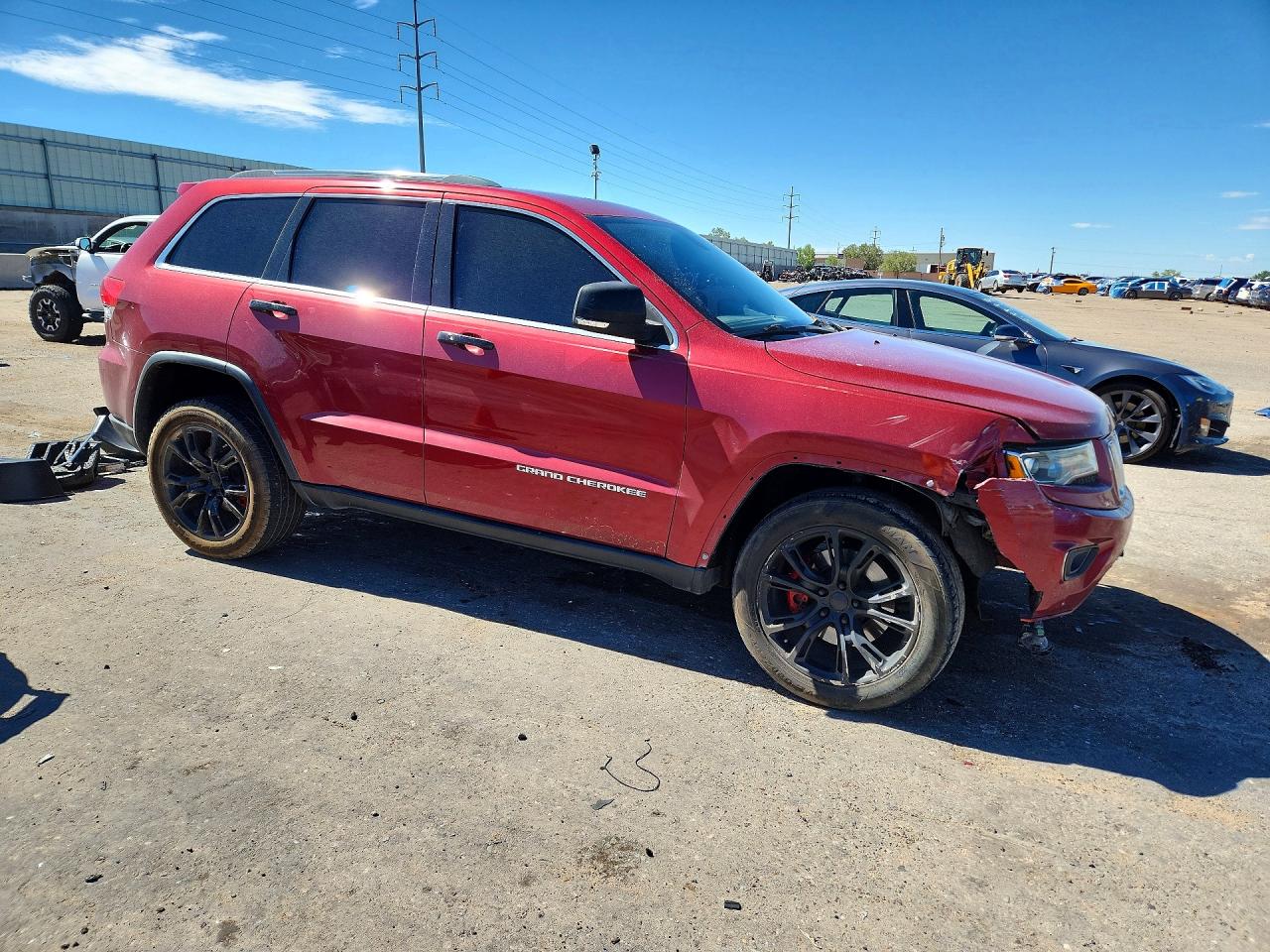 2014 Jeep Grand Cherokee Limited Red vin: 1C4RJFBT9EC305601