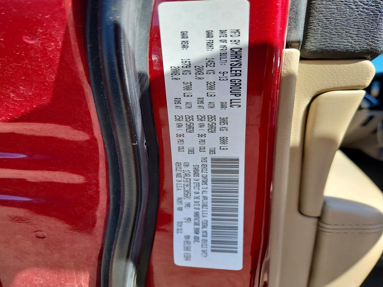 2014 Jeep Grand Cherokee Limited Red vin: 1C4RJFBT9EC305601