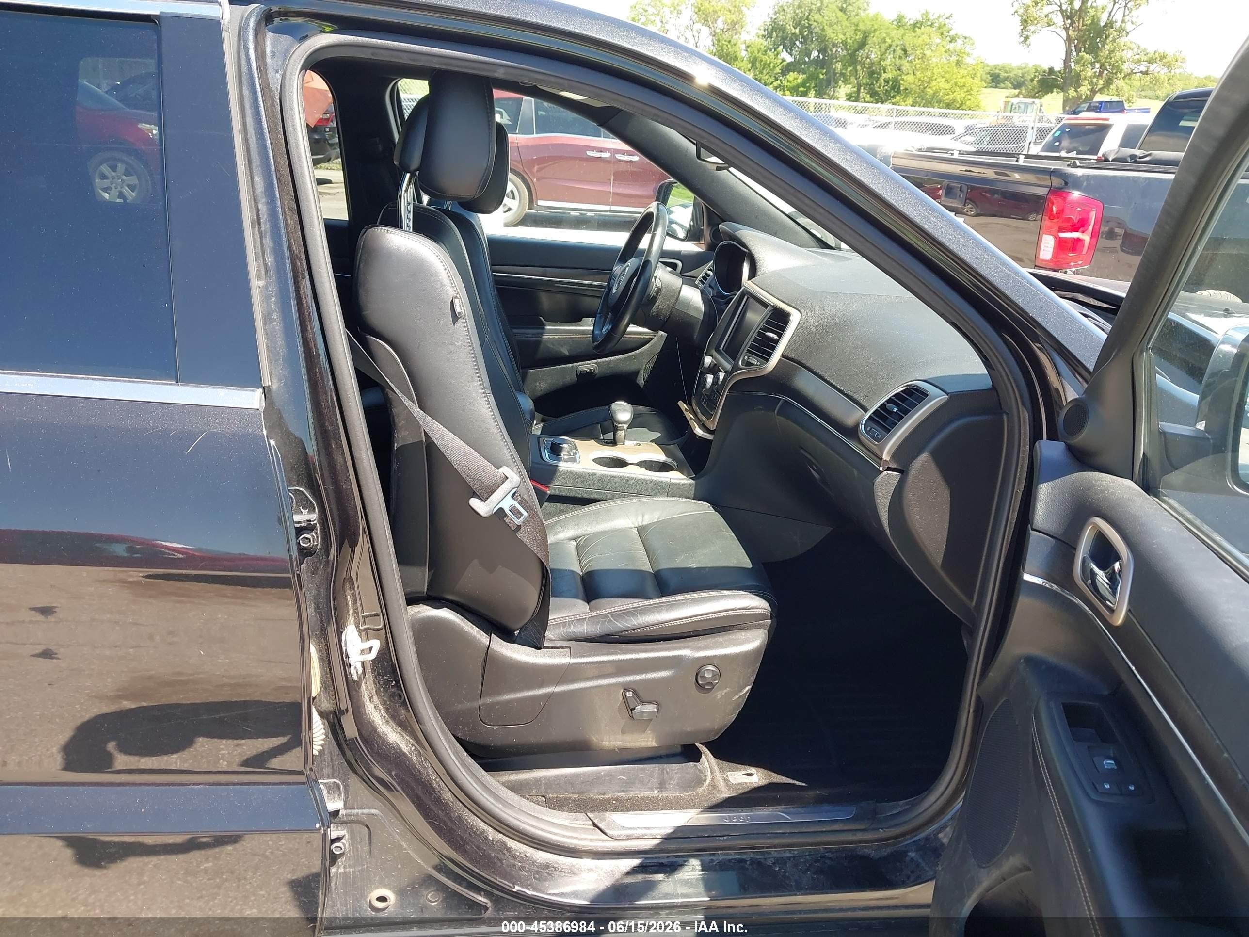 2014 Jeep Grand Cherokee Limited Black vin: 1C4RJFBT9EC413944