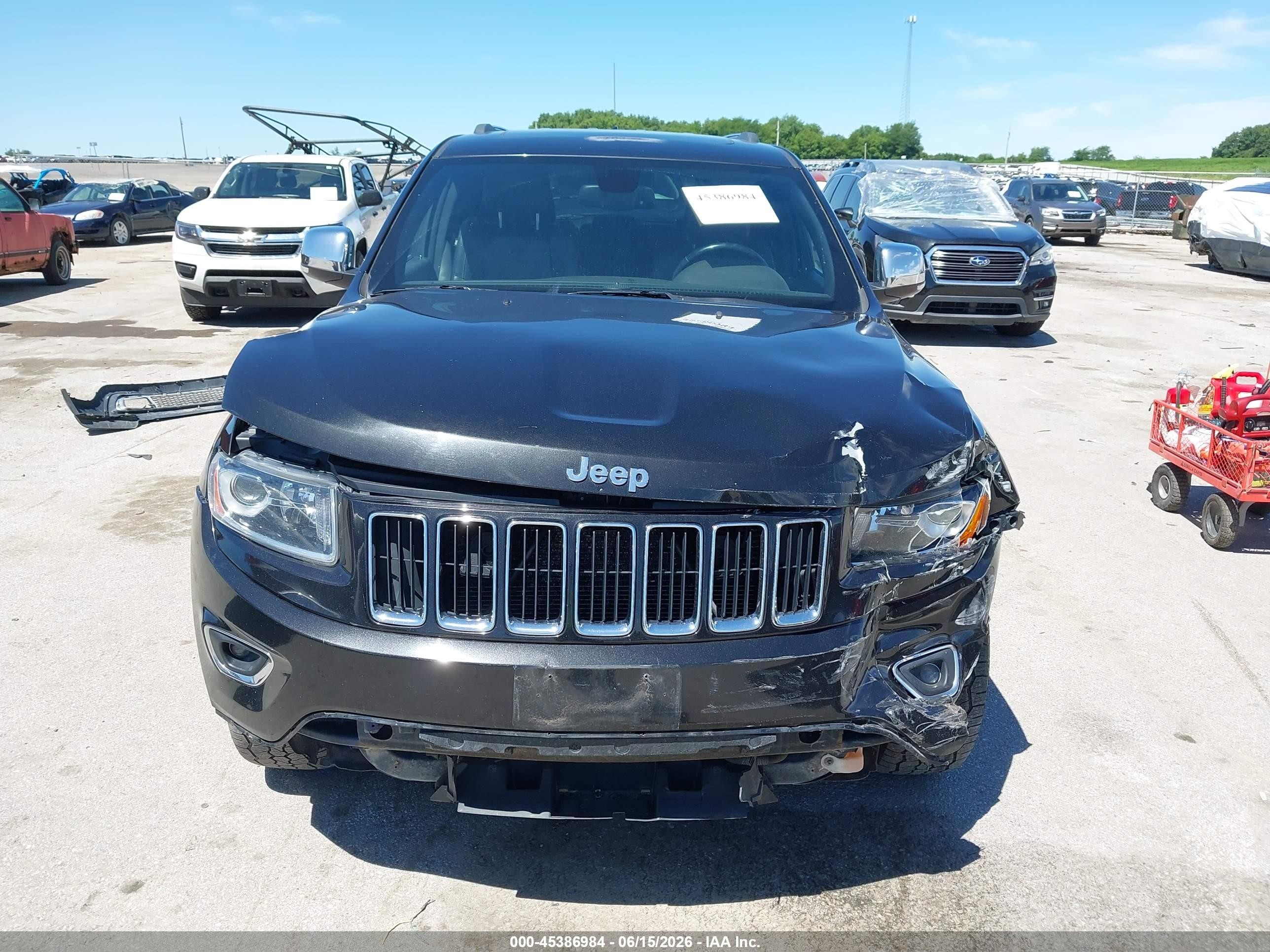 2014 Jeep Grand Cherokee Limited Black vin: 1C4RJFBT9EC413944