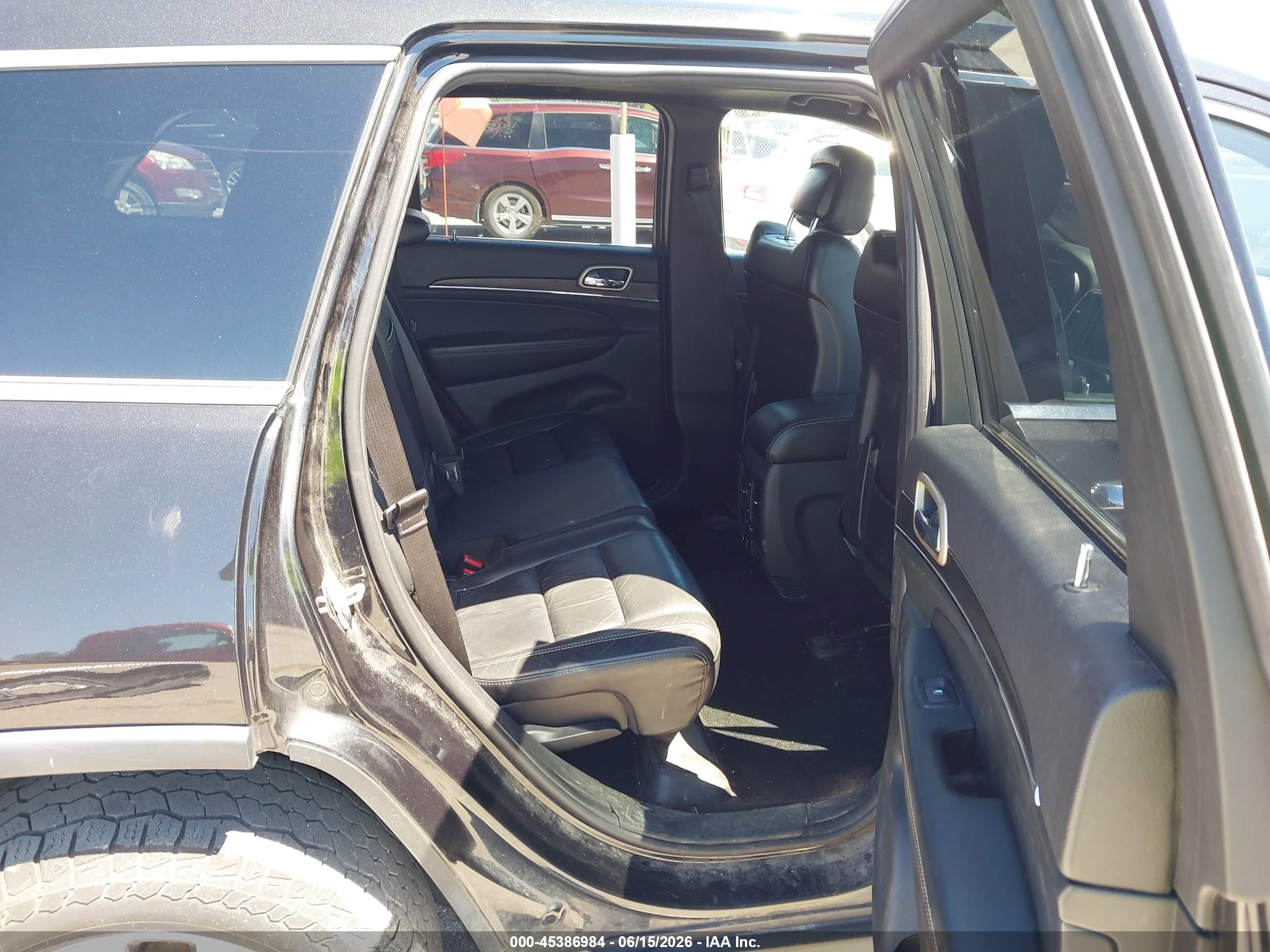2014 Jeep Grand Cherokee Limited Black vin: 1C4RJFBT9EC413944