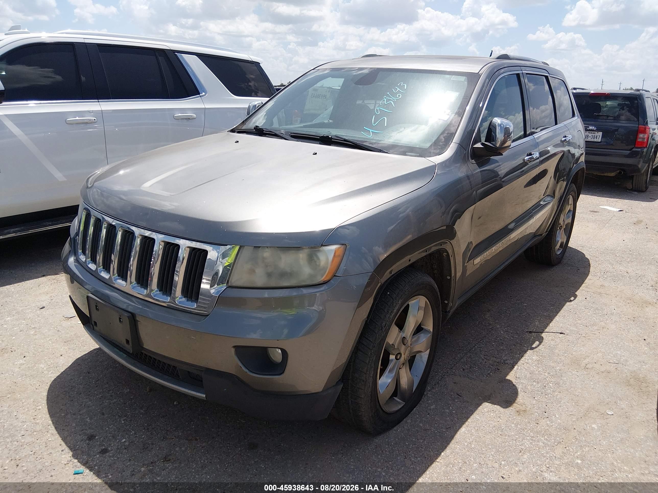 2013 Jeep Grand Cherokee Limited Gray vin: 1C4RJFBTXDC503182