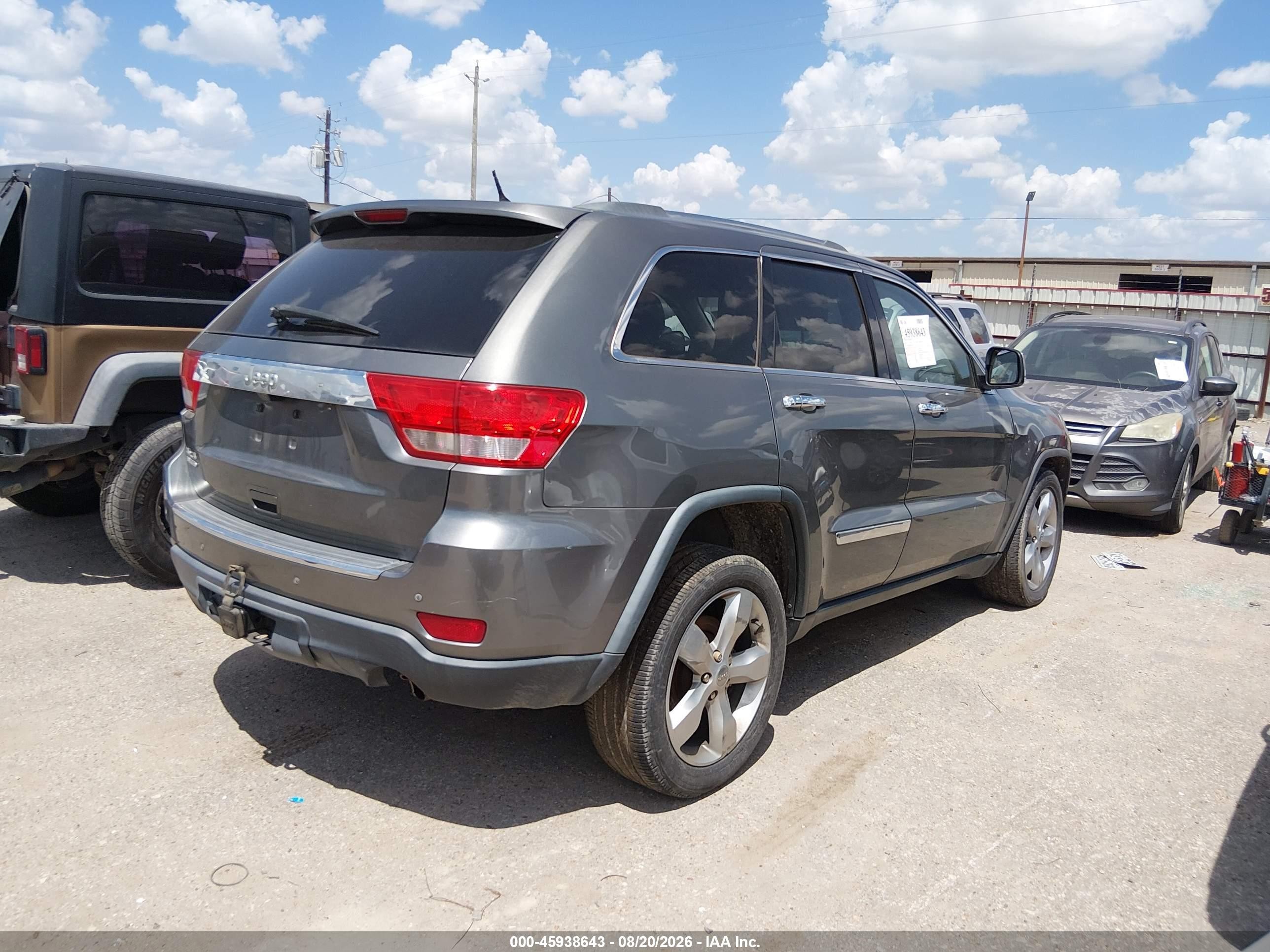 2013 Jeep Grand Cherokee Limited Gray vin: 1C4RJFBTXDC503182