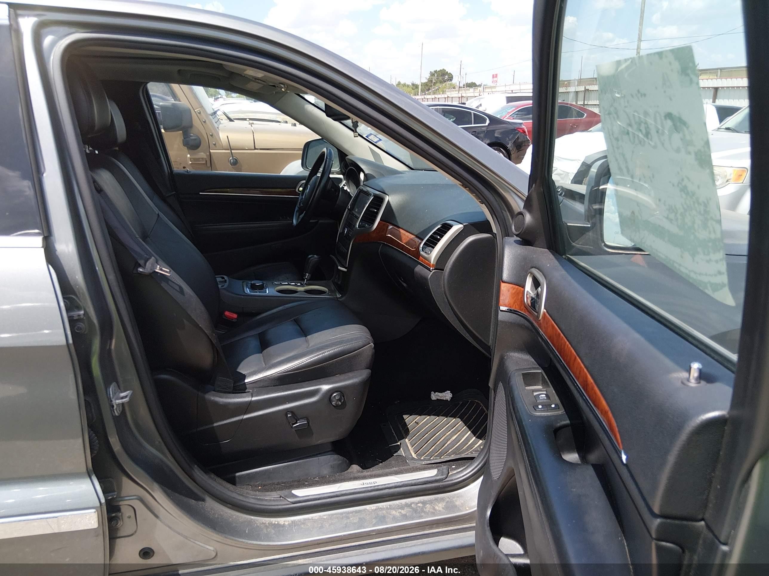 2013 Jeep Grand Cherokee Limited Gray vin: 1C4RJFBTXDC503182
