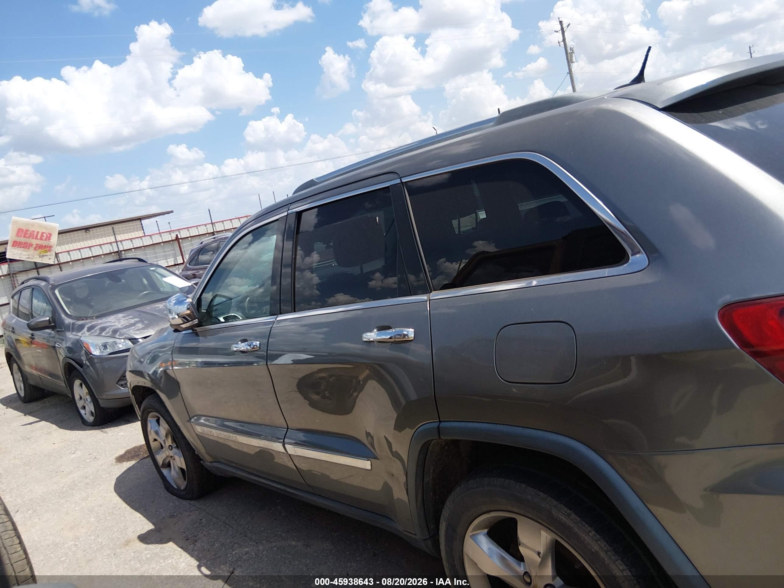 2013 Jeep Grand Cherokee Limited Gray vin: 1C4RJFBTXDC503182