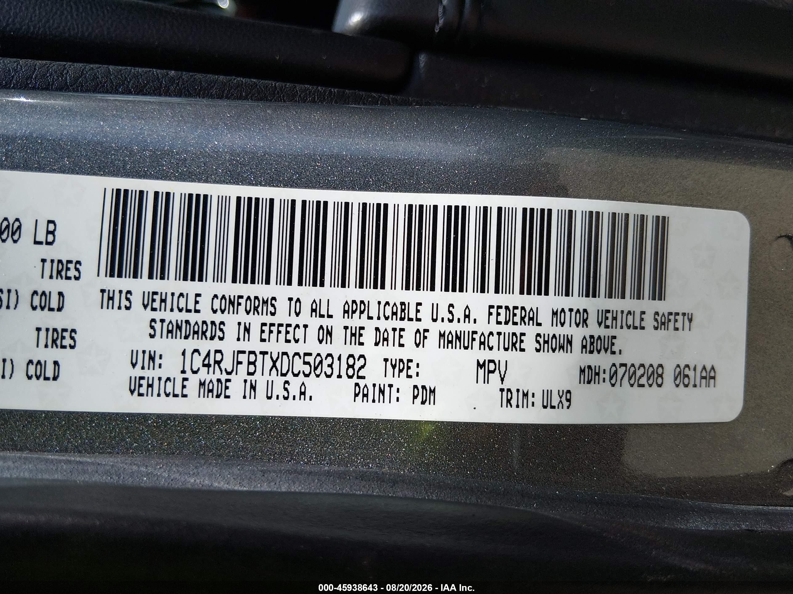 2013 Jeep Grand Cherokee Limited Gray vin: 1C4RJFBTXDC503182