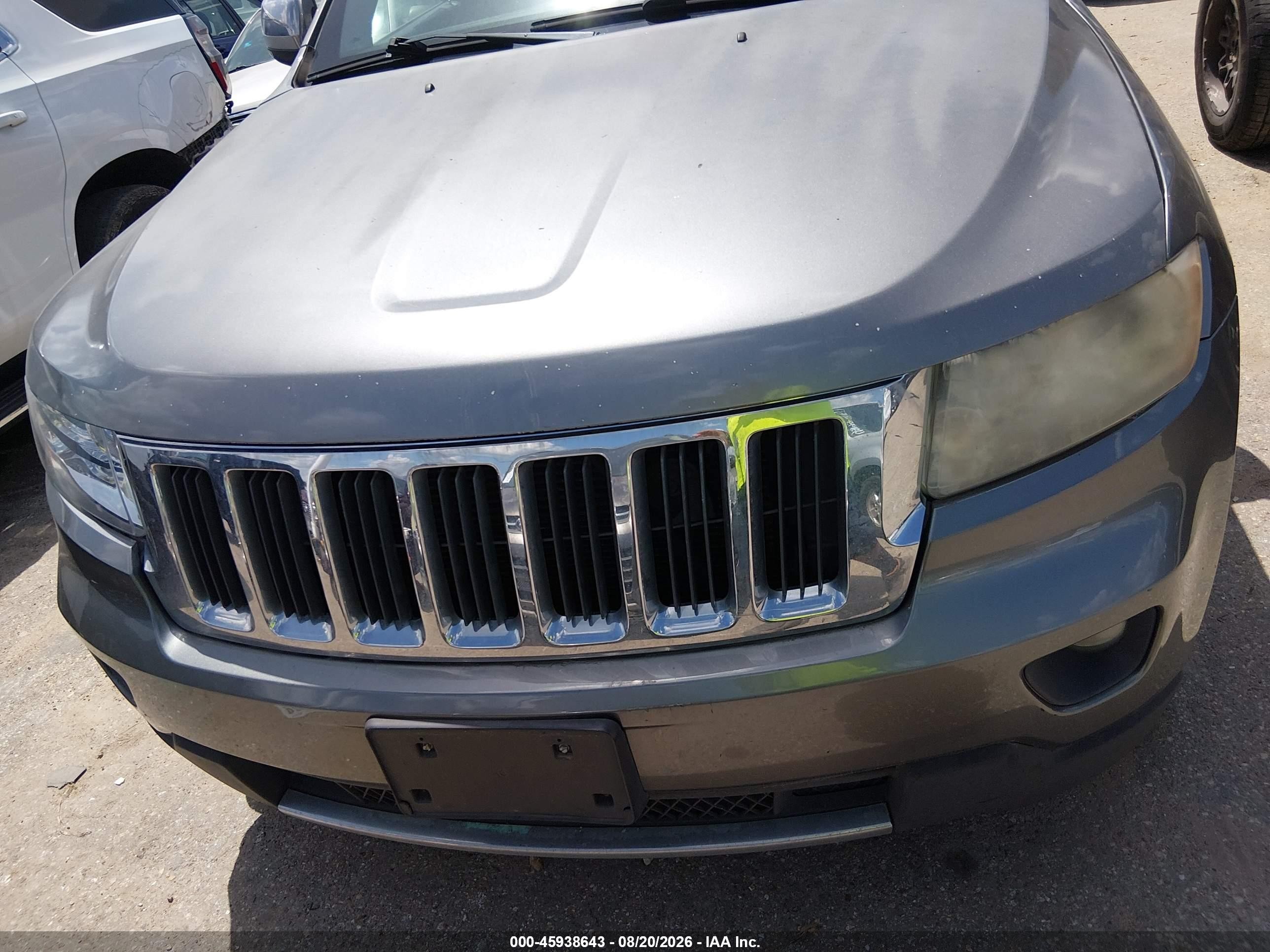 2013 Jeep Grand Cherokee Limited Gray vin: 1C4RJFBTXDC503182