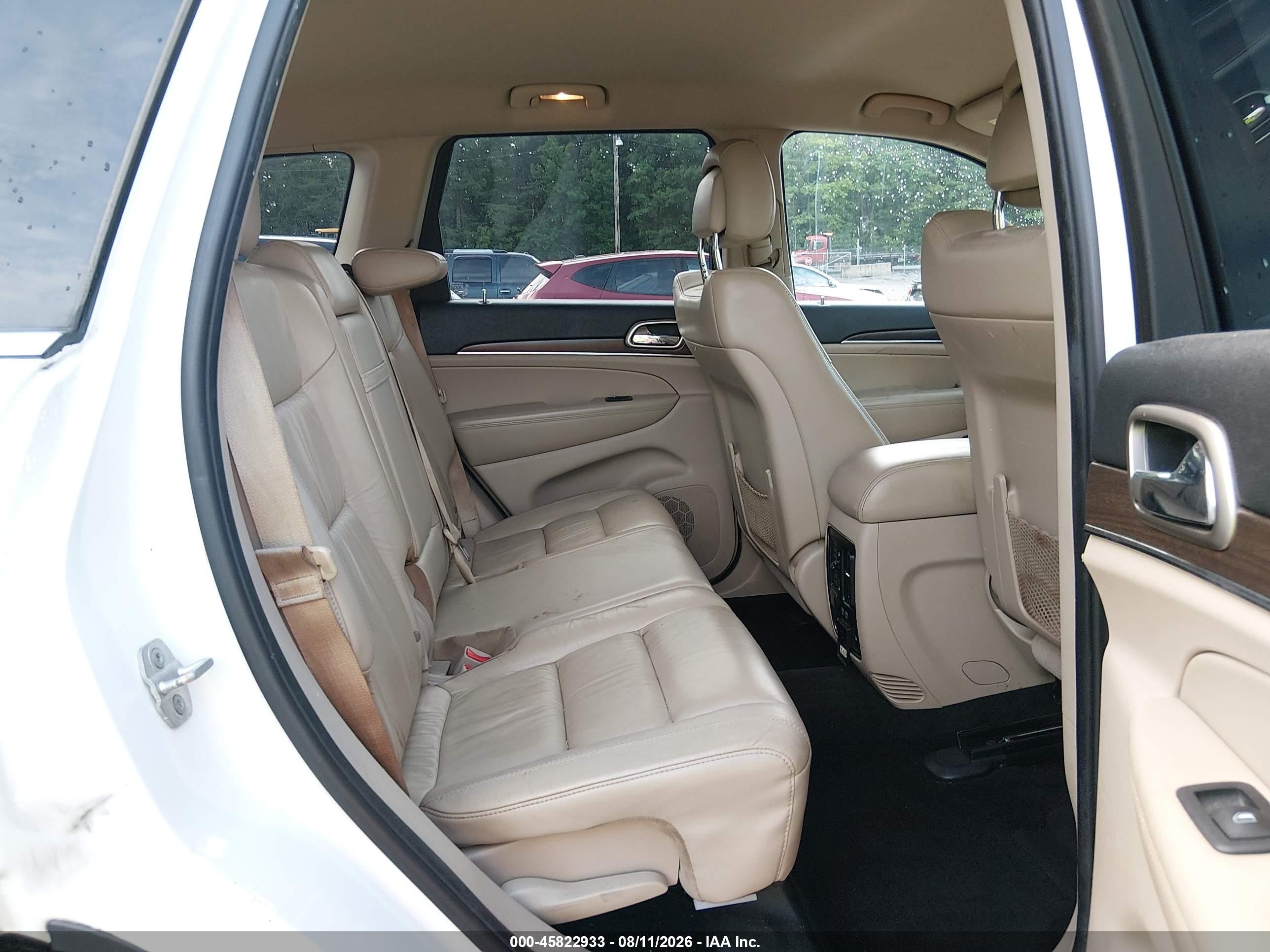 2014 Jeep Grand Cherokee Limited White vin: 1C4RJFBTXEC114740
