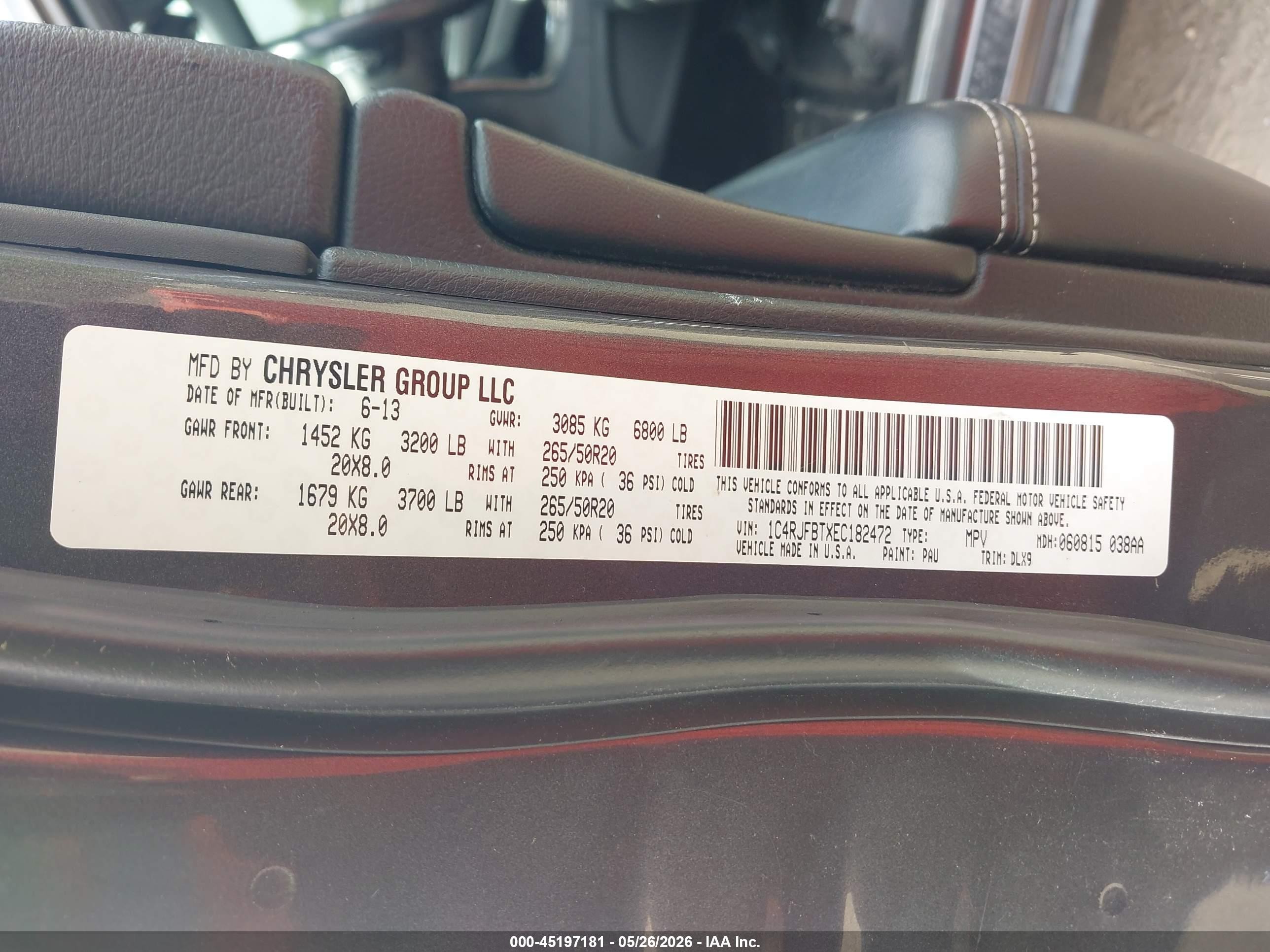 2014 Jeep Grand Cherokee Limited Gray vin: 1C4RJFBTXEC182472