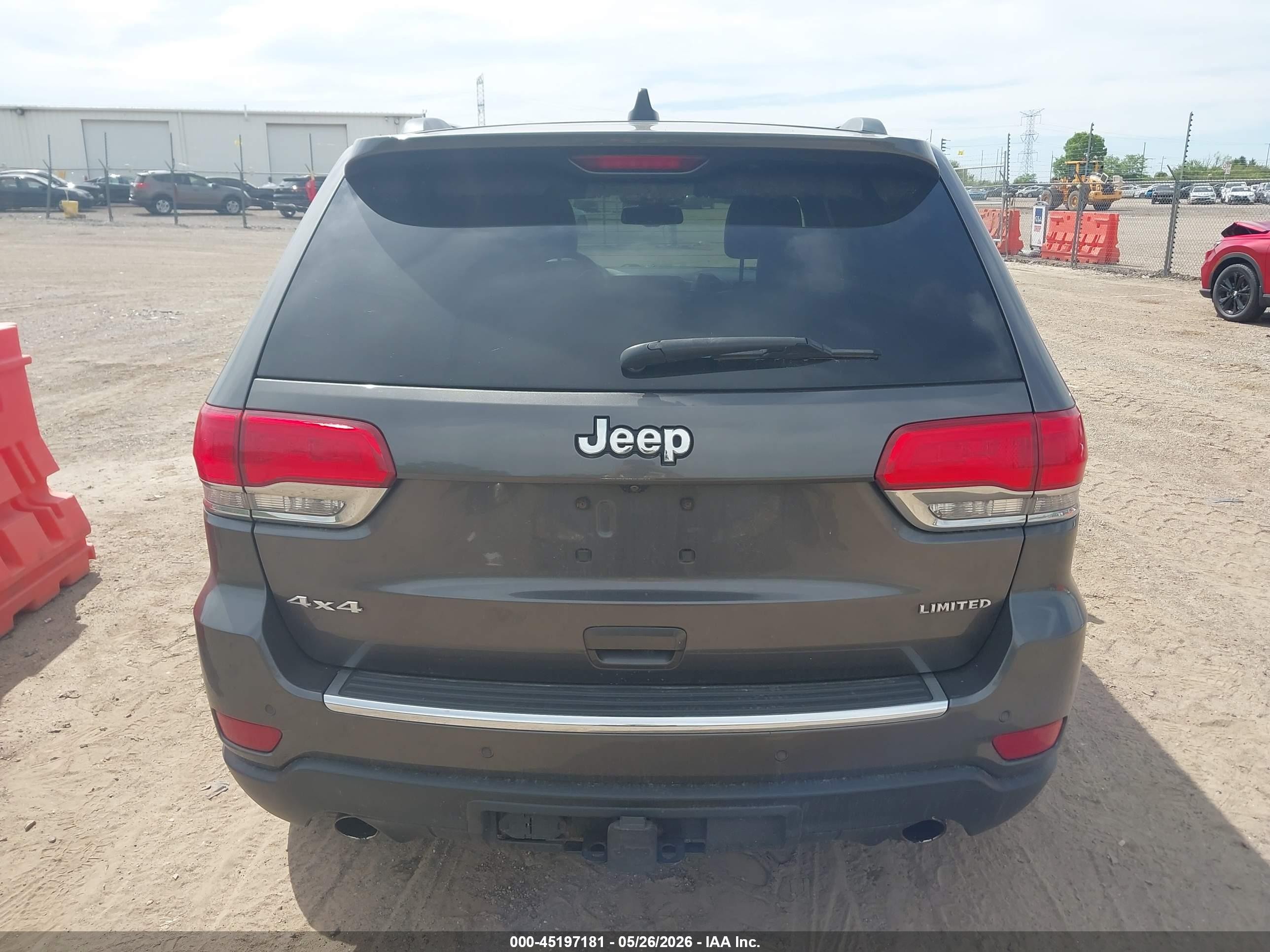 2014 Jeep Grand Cherokee Limited Gray vin: 1C4RJFBTXEC182472