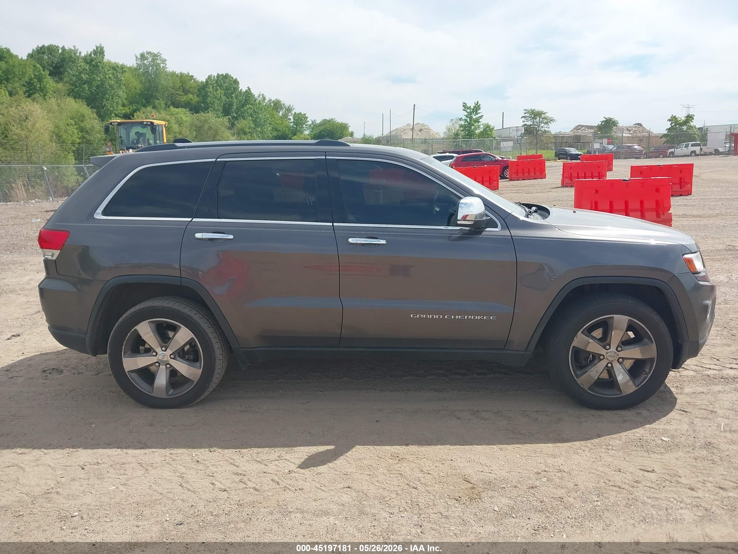 2014 Jeep Grand Cherokee Limited Gray vin: 1C4RJFBTXEC182472