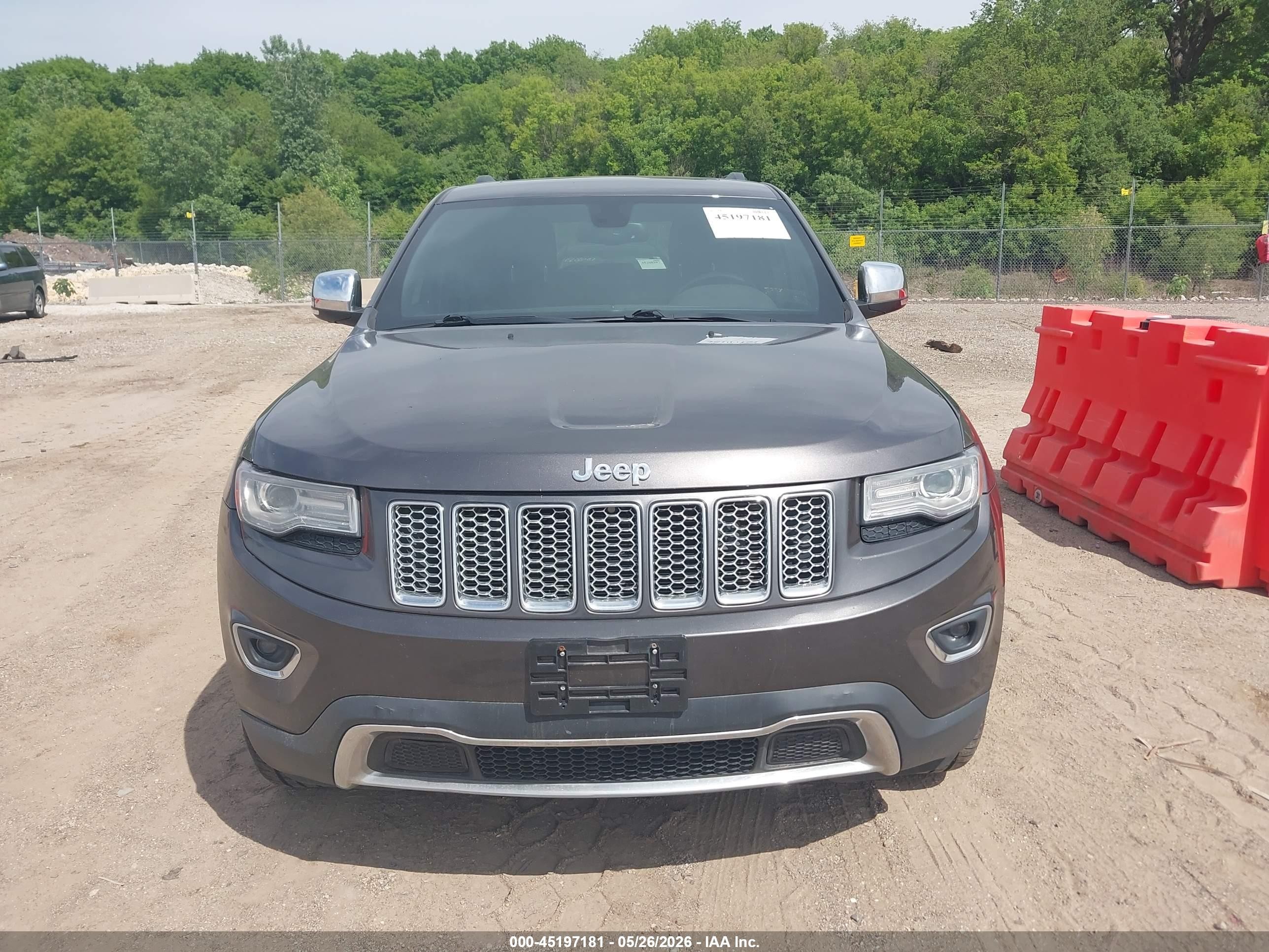 2014 Jeep Grand Cherokee Limited Gray vin: 1C4RJFBTXEC182472