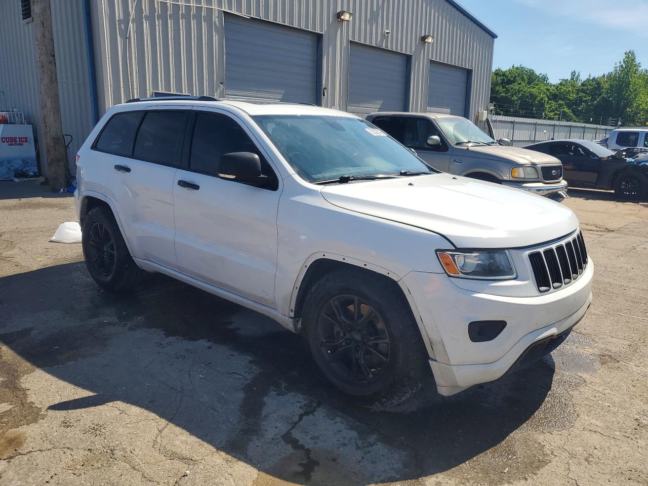 2014 Jeep Grand Cherokee Limited White vin: 1C4RJFBTXEC349798