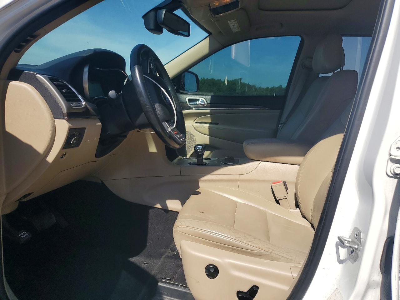 2014 Jeep Grand Cherokee Limited White vin: 1C4RJFBTXEC349798