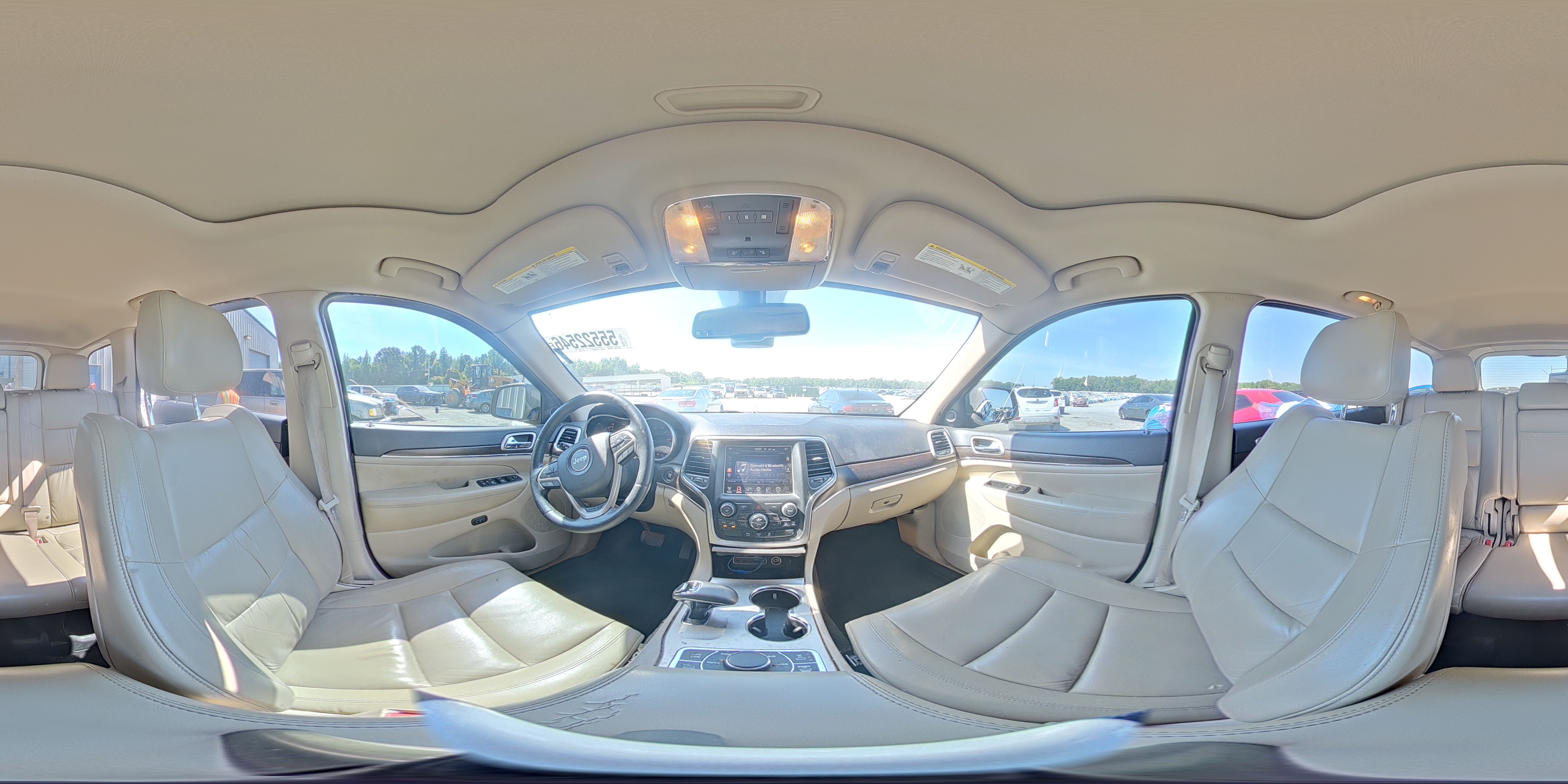 2014 Jeep Grand Cherokee Limited White vin: 1C4RJFBTXEC349798