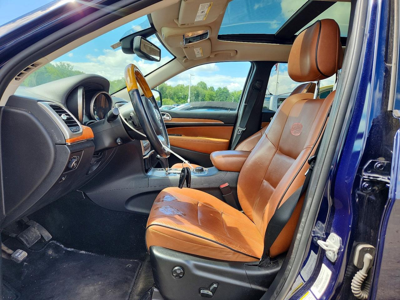 2012 Jeep Grand Cherokee Overland Синий vin: 1C4RJFCG0CC279873