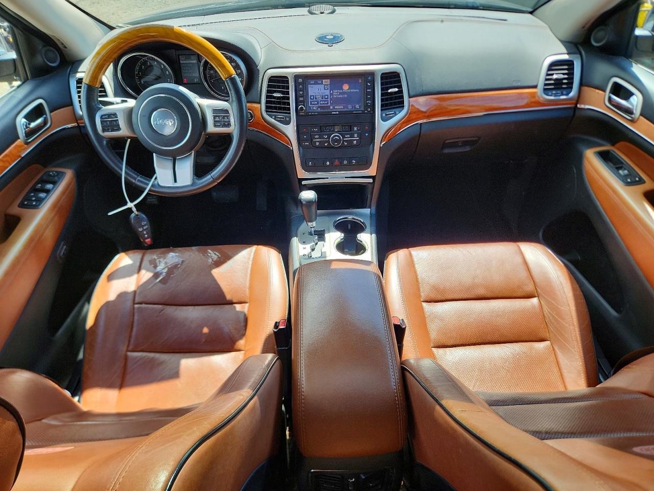 2012 Jeep Grand Cherokee Overland Синий vin: 1C4RJFCG0CC279873