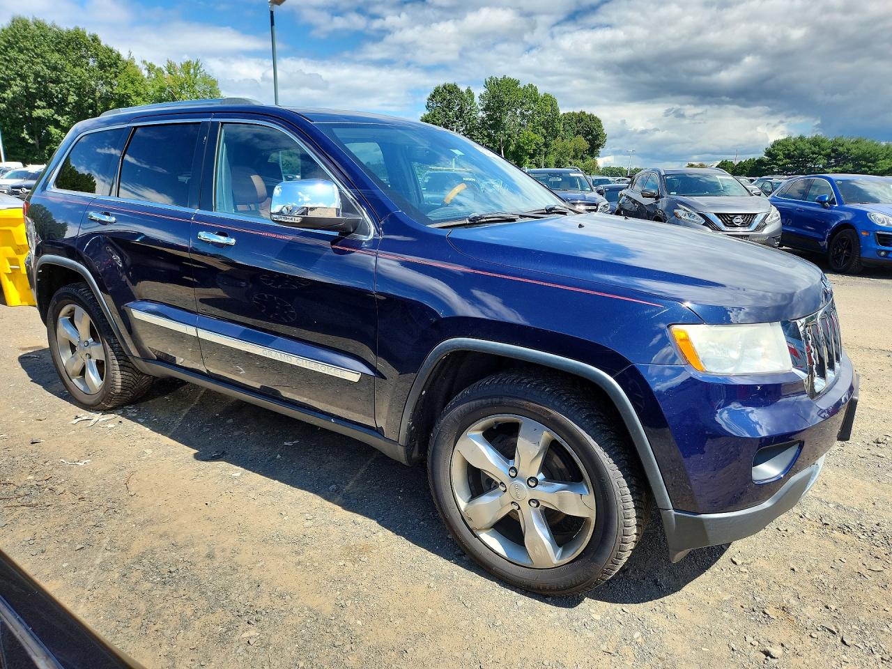 2012 Jeep Grand Cherokee Overland Синий vin: 1C4RJFCG0CC279873