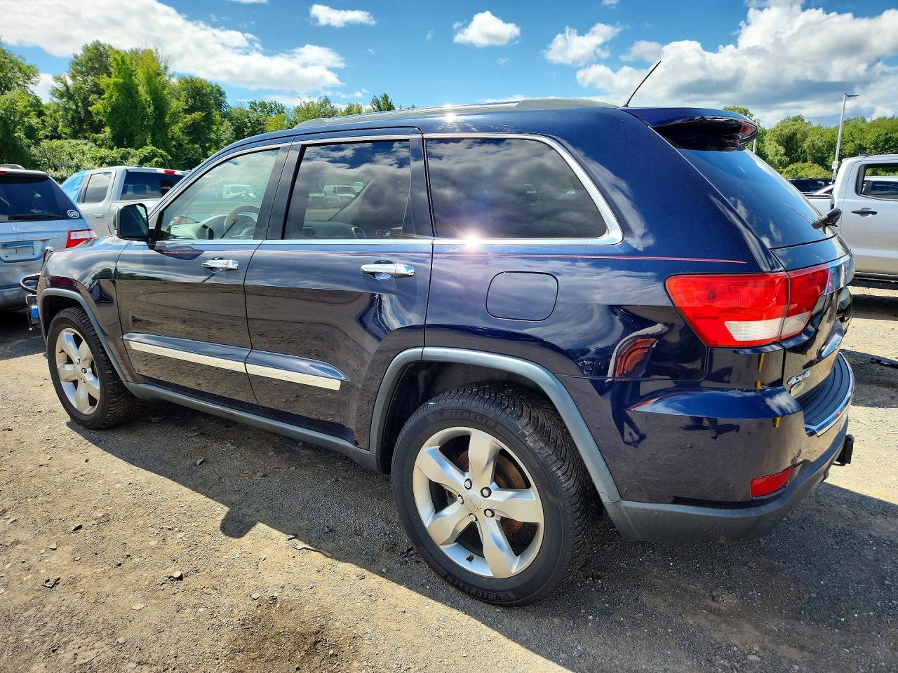 2012 Jeep Grand Cherokee Overland Синий vin: 1C4RJFCG0CC279873