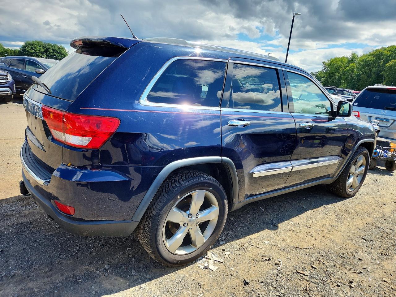 2012 Jeep Grand Cherokee Overland Синий vin: 1C4RJFCG0CC279873
