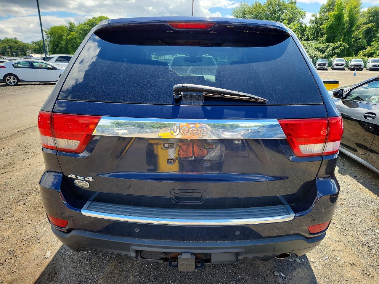 2012 Jeep Grand Cherokee Overland Синий vin: 1C4RJFCG0CC279873