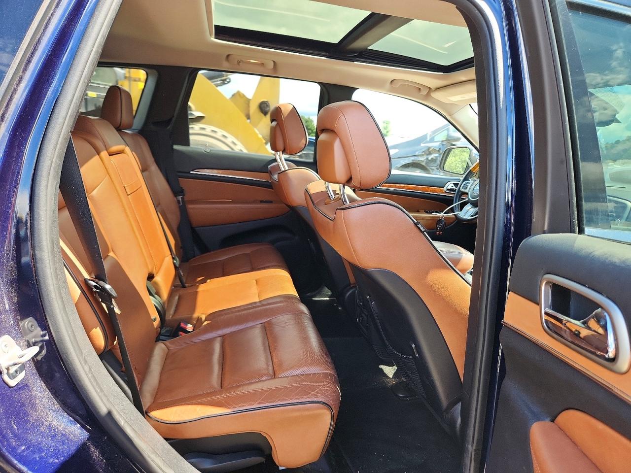 2012 Jeep Grand Cherokee Overland Синий vin: 1C4RJFCG0CC279873