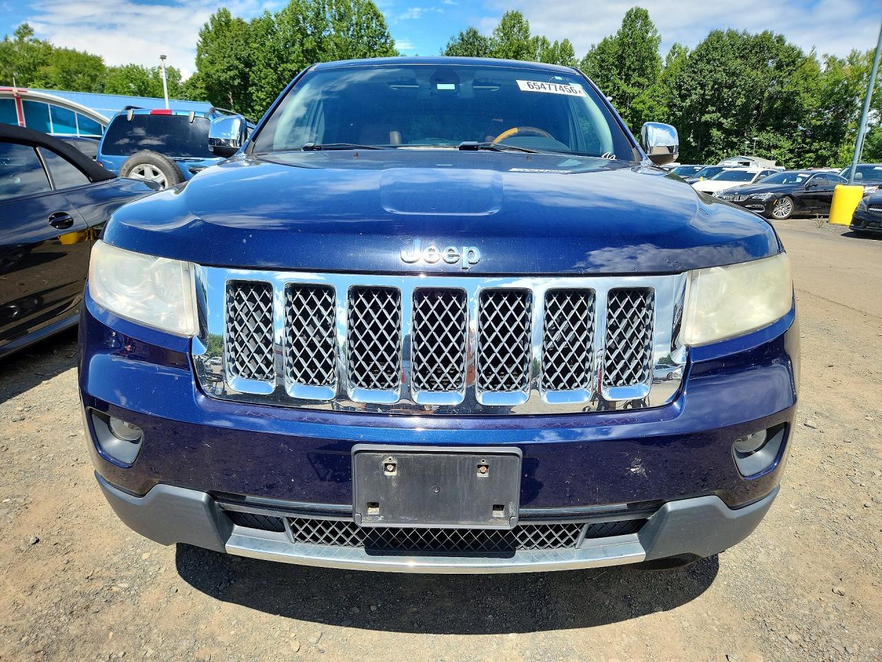 2012 Jeep Grand Cherokee Overland Синий vin: 1C4RJFCG0CC279873