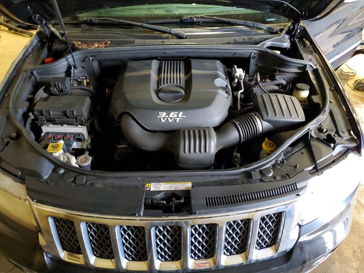 2013 Jeep Grand Cherokee Overland Charcoal vin: 1C4RJFCG0DC641220