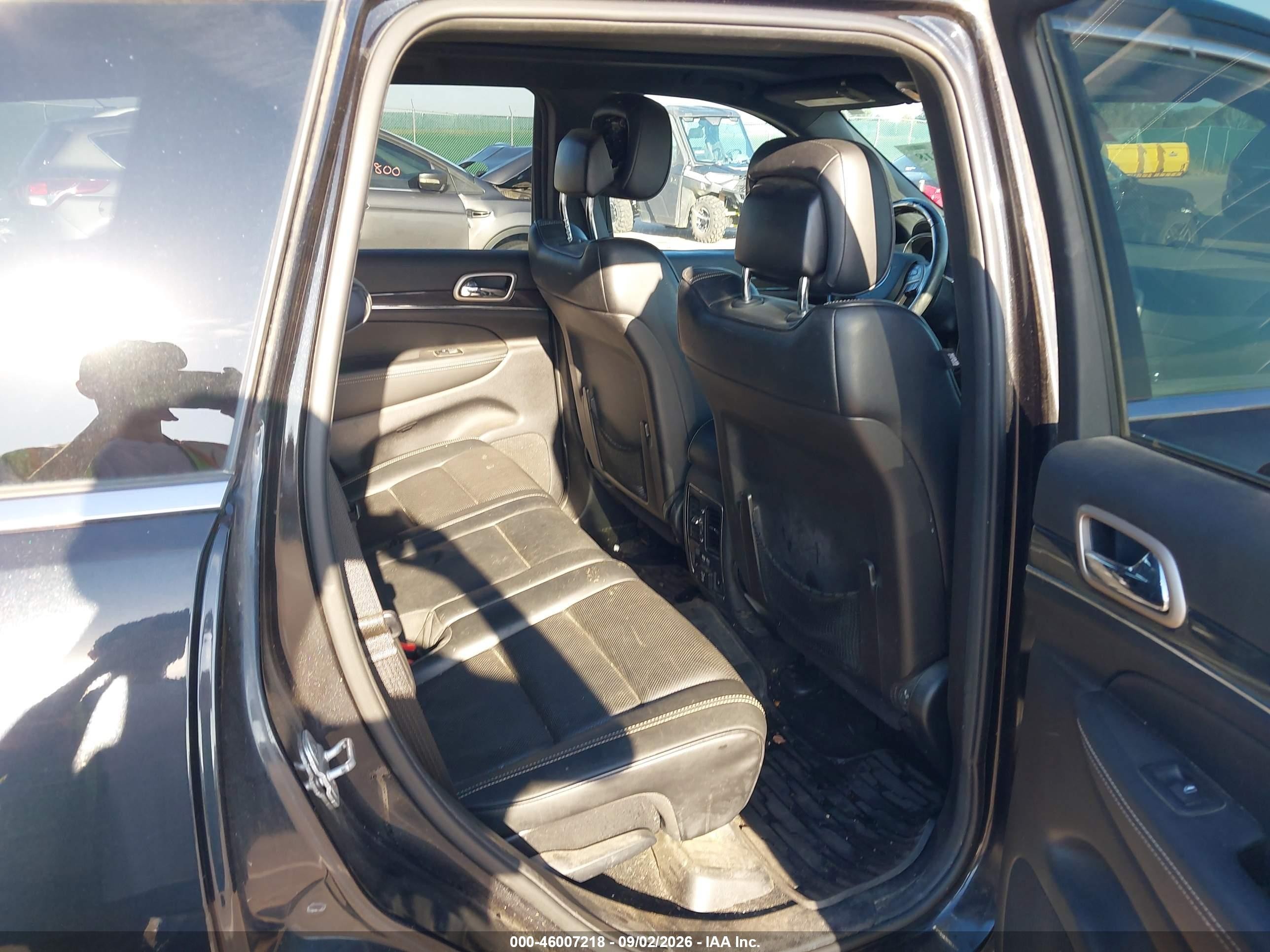 2014 Jeep Grand Cherokee Overland Black vin: 1C4RJFCG0EC183387