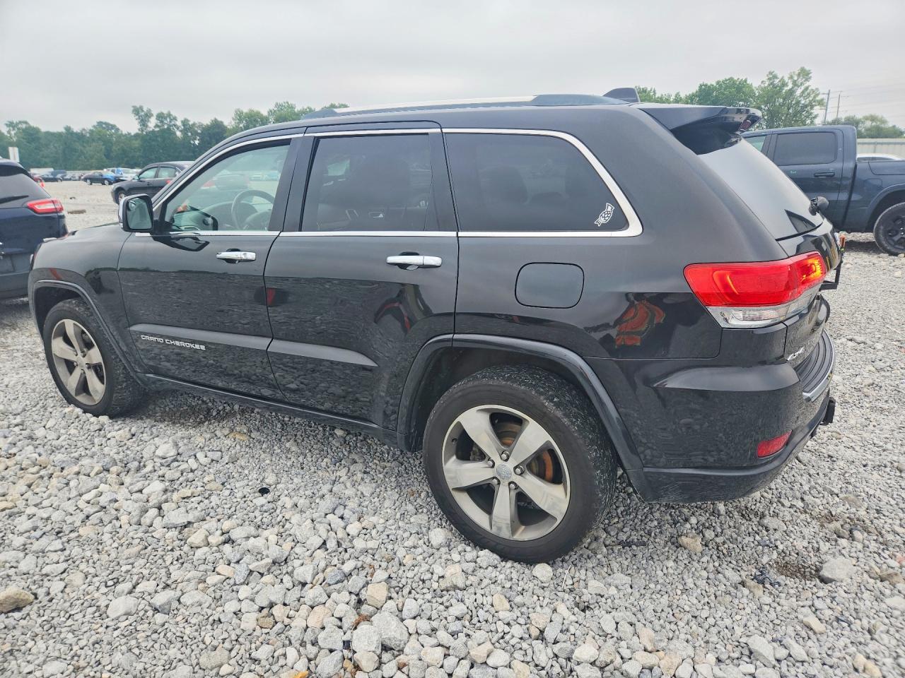 2014 Jeep Grand Cherokee Overland Black vin: 1C4RJFCG0EC211348