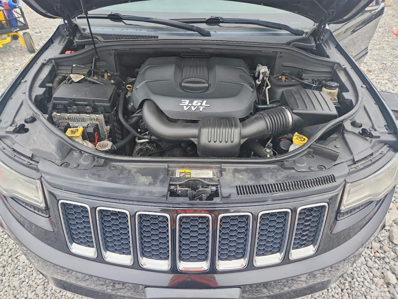 2014 Jeep Grand Cherokee Overland Black vin: 1C4RJFCG0EC211348