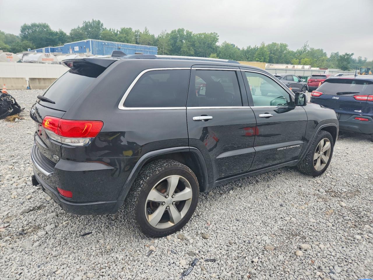 2014 Jeep Grand Cherokee Overland Black vin: 1C4RJFCG0EC211348