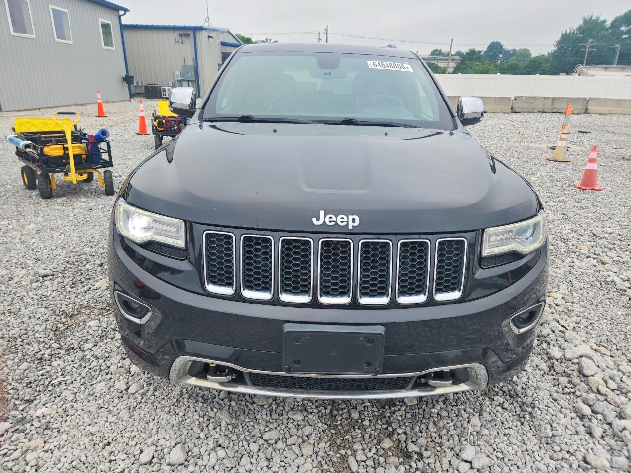 2014 Jeep Grand Cherokee Overland Black vin: 1C4RJFCG0EC211348
