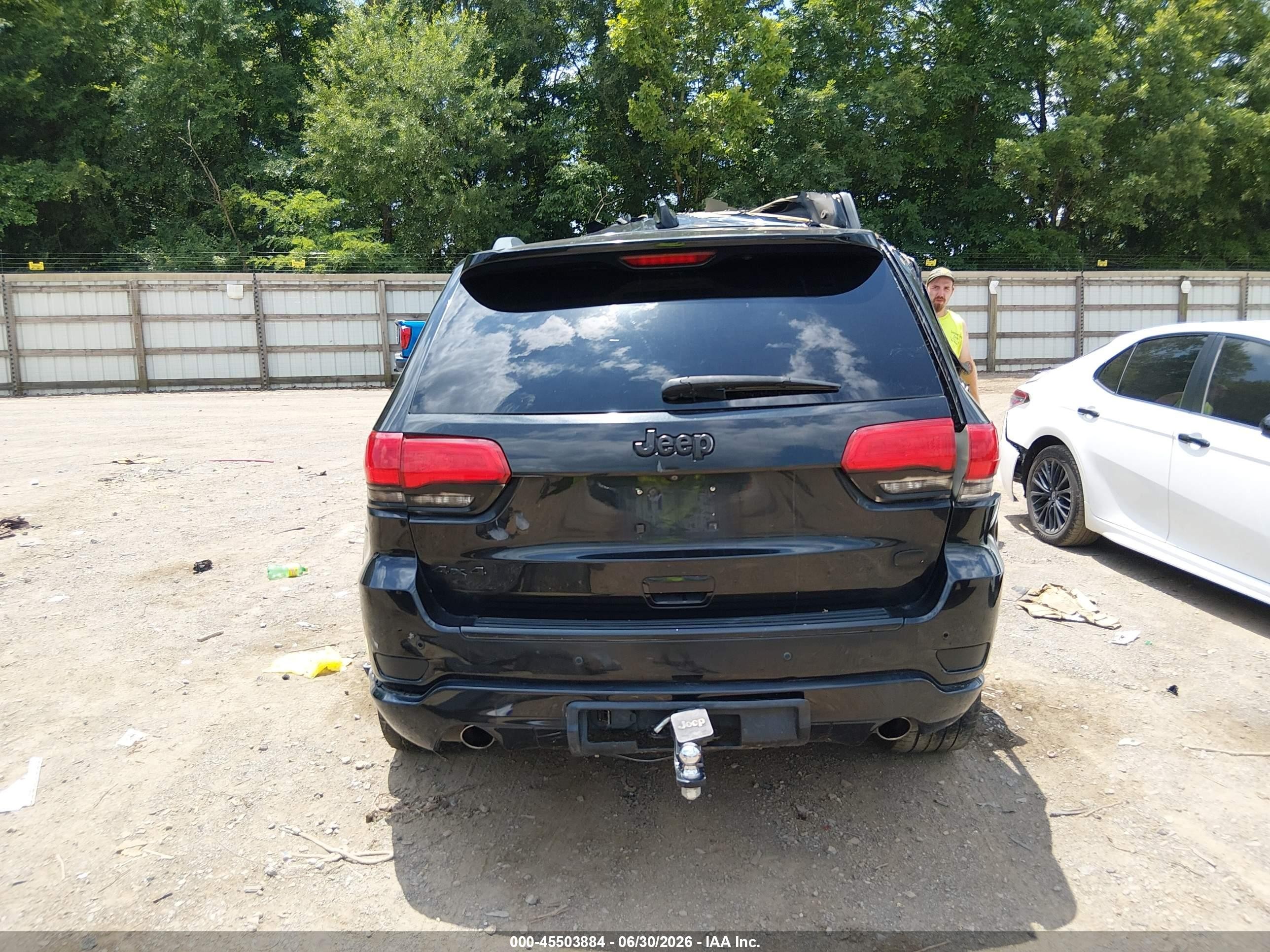 2014 Jeep Grand Cherokee Overland Black vin: 1C4RJFCG0EC272621
