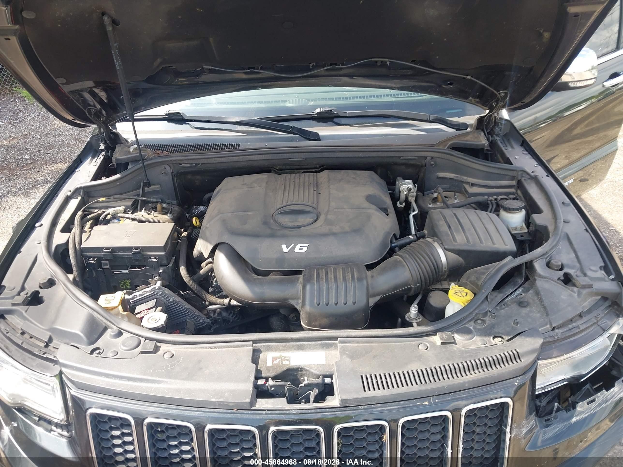 2014 Jeep Grand Cherokee Overland Gray vin: 1C4RJFCG0EC396288