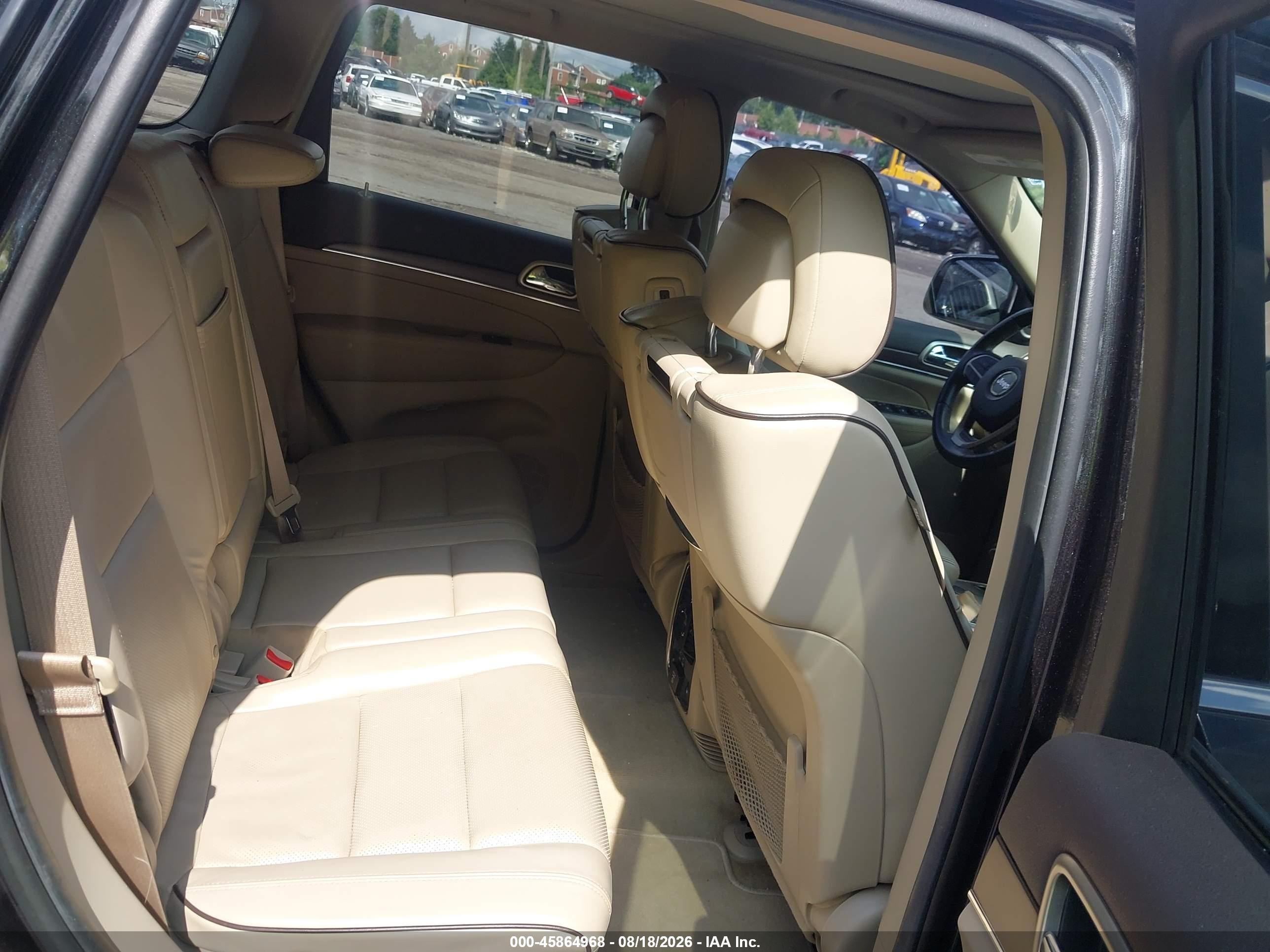 2014 Jeep Grand Cherokee Overland Gray vin: 1C4RJFCG0EC396288