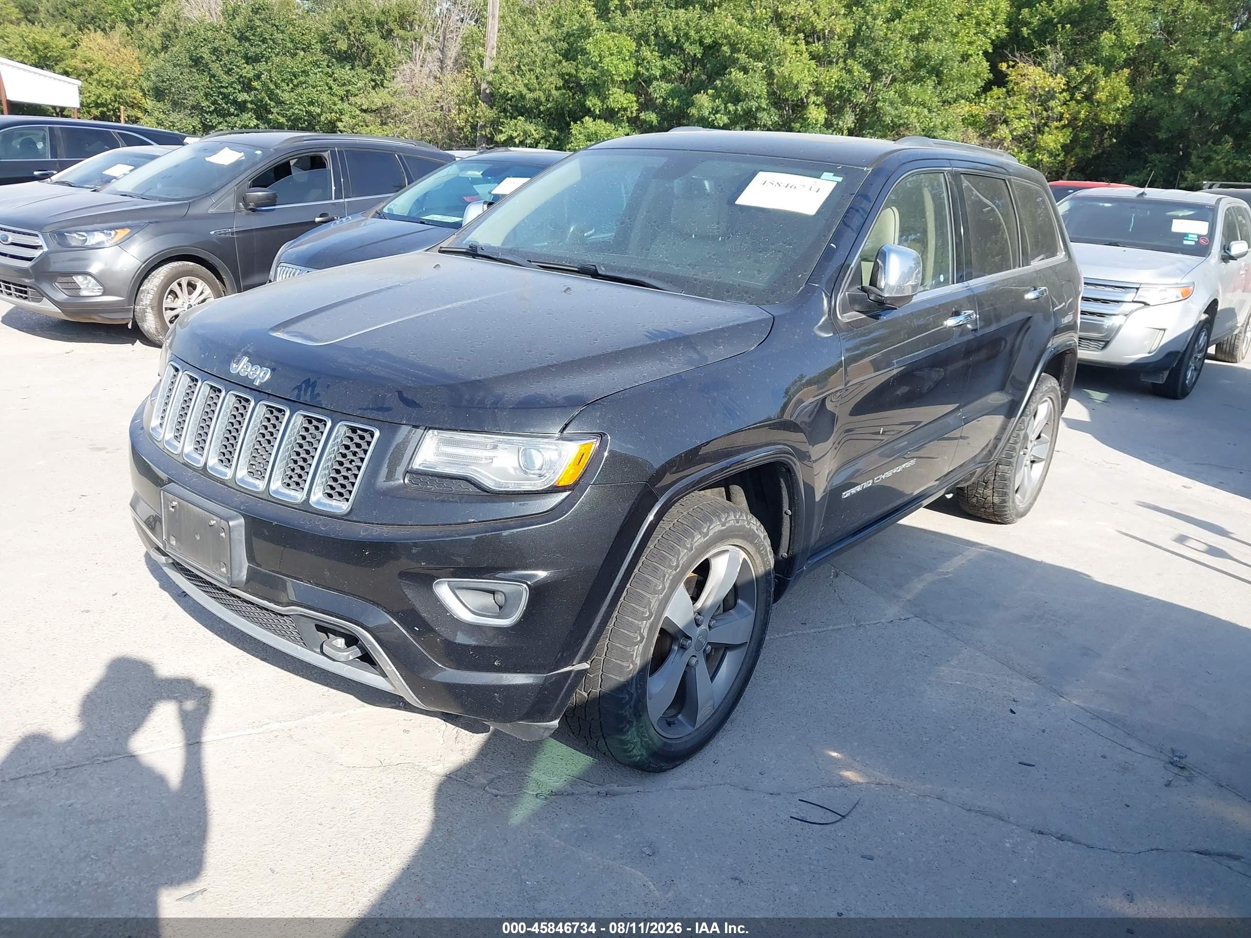 2015 Jeep Grand Cherokee Overland Black vin: 1C4RJFCG0FC100199