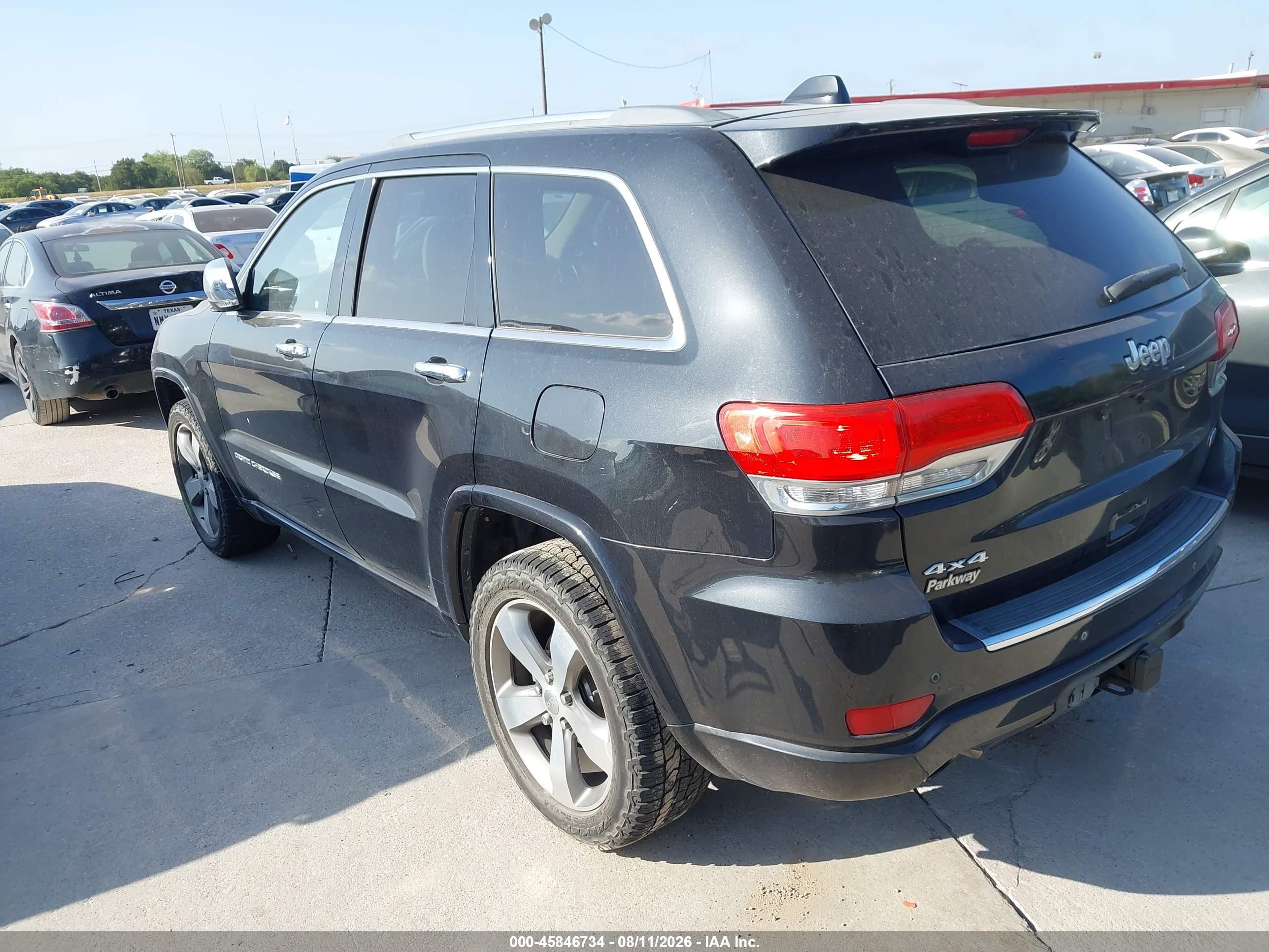 2015 Jeep Grand Cherokee Overland Black vin: 1C4RJFCG0FC100199