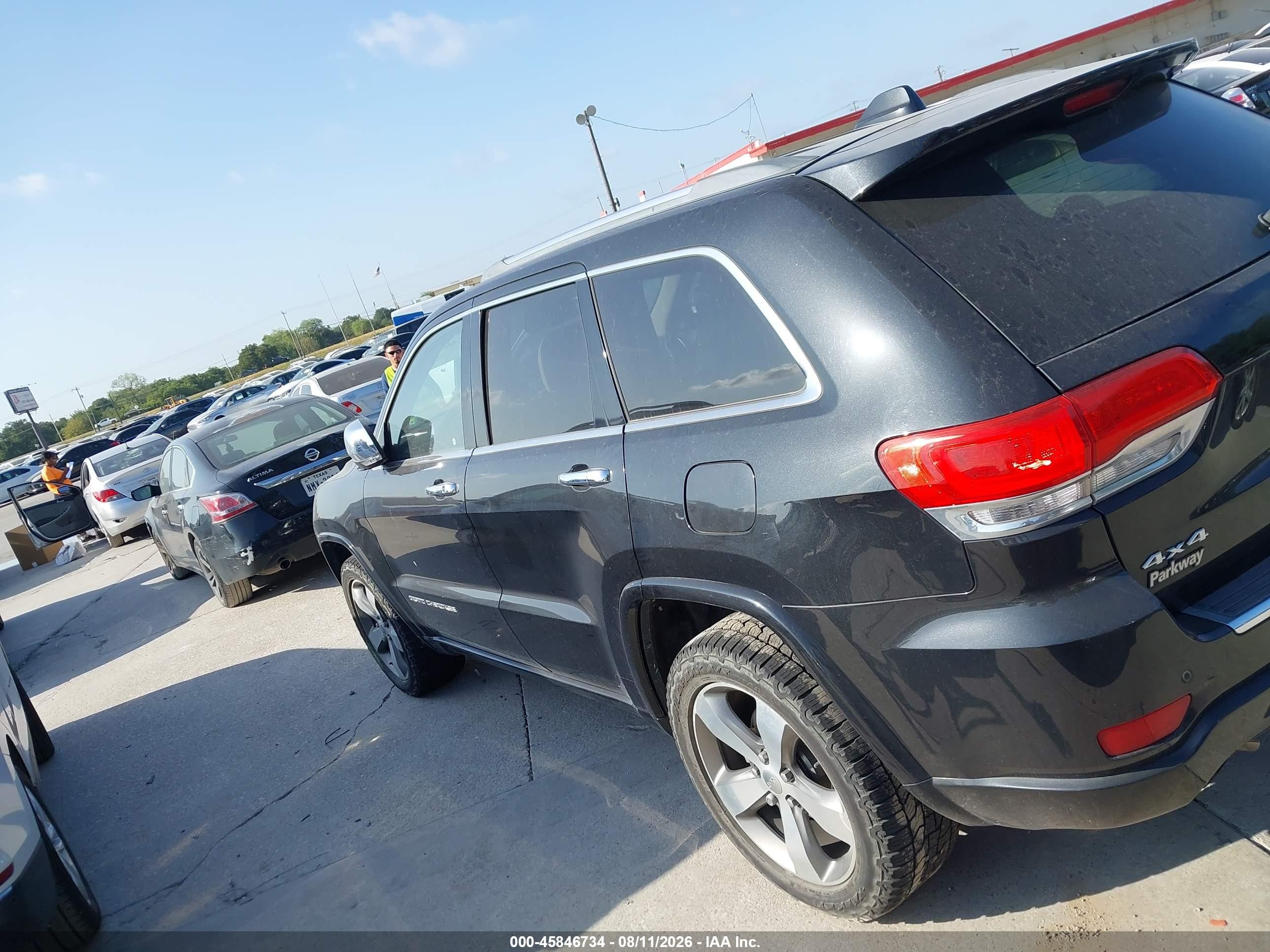 2015 Jeep Grand Cherokee Overland Black vin: 1C4RJFCG0FC100199