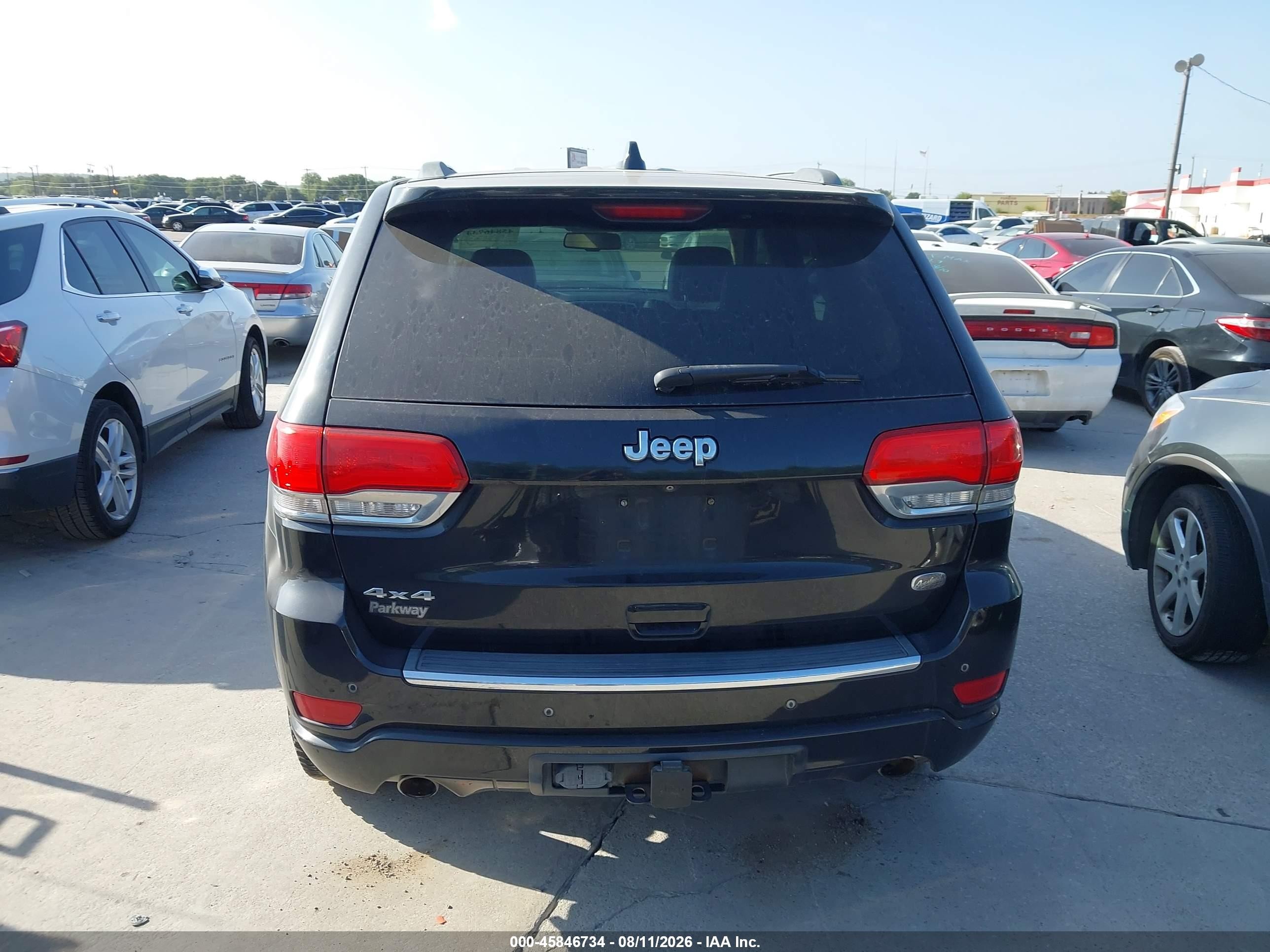 2015 Jeep Grand Cherokee Overland Black vin: 1C4RJFCG0FC100199