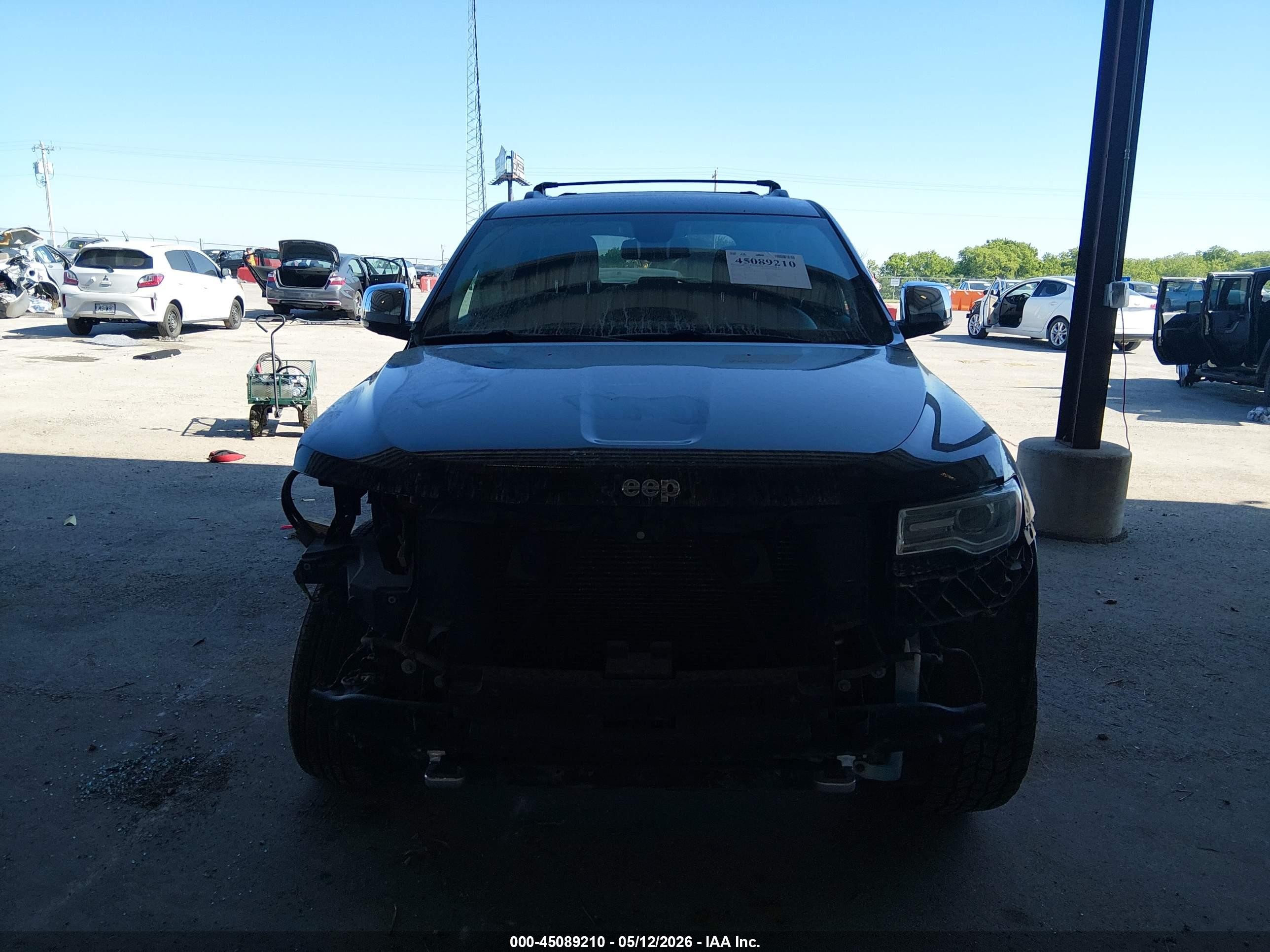 2015 Jeep Grand Cherokee Overland Black vin: 1C4RJFCG0FC130254