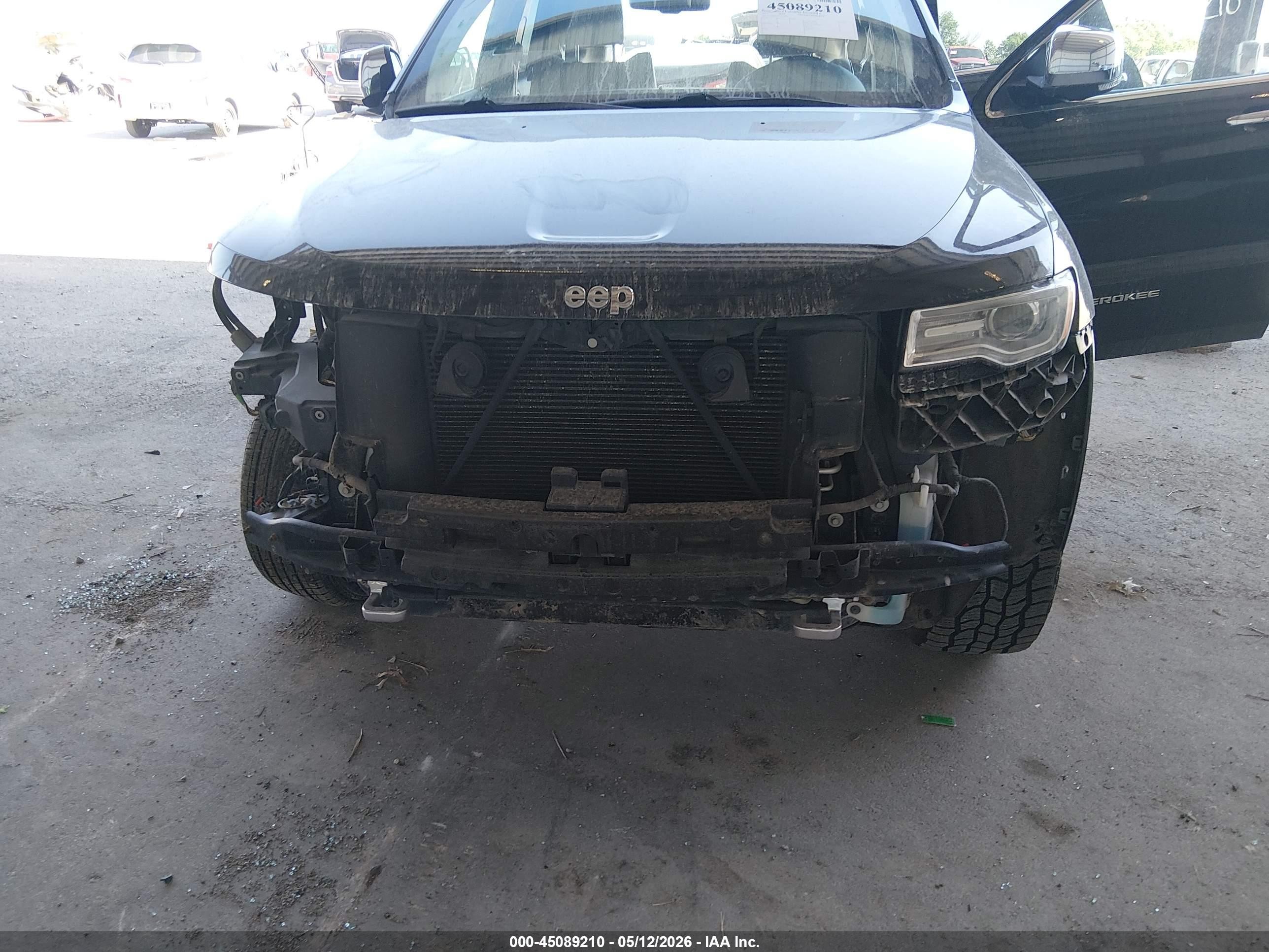 2015 Jeep Grand Cherokee Overland Black vin: 1C4RJFCG0FC130254