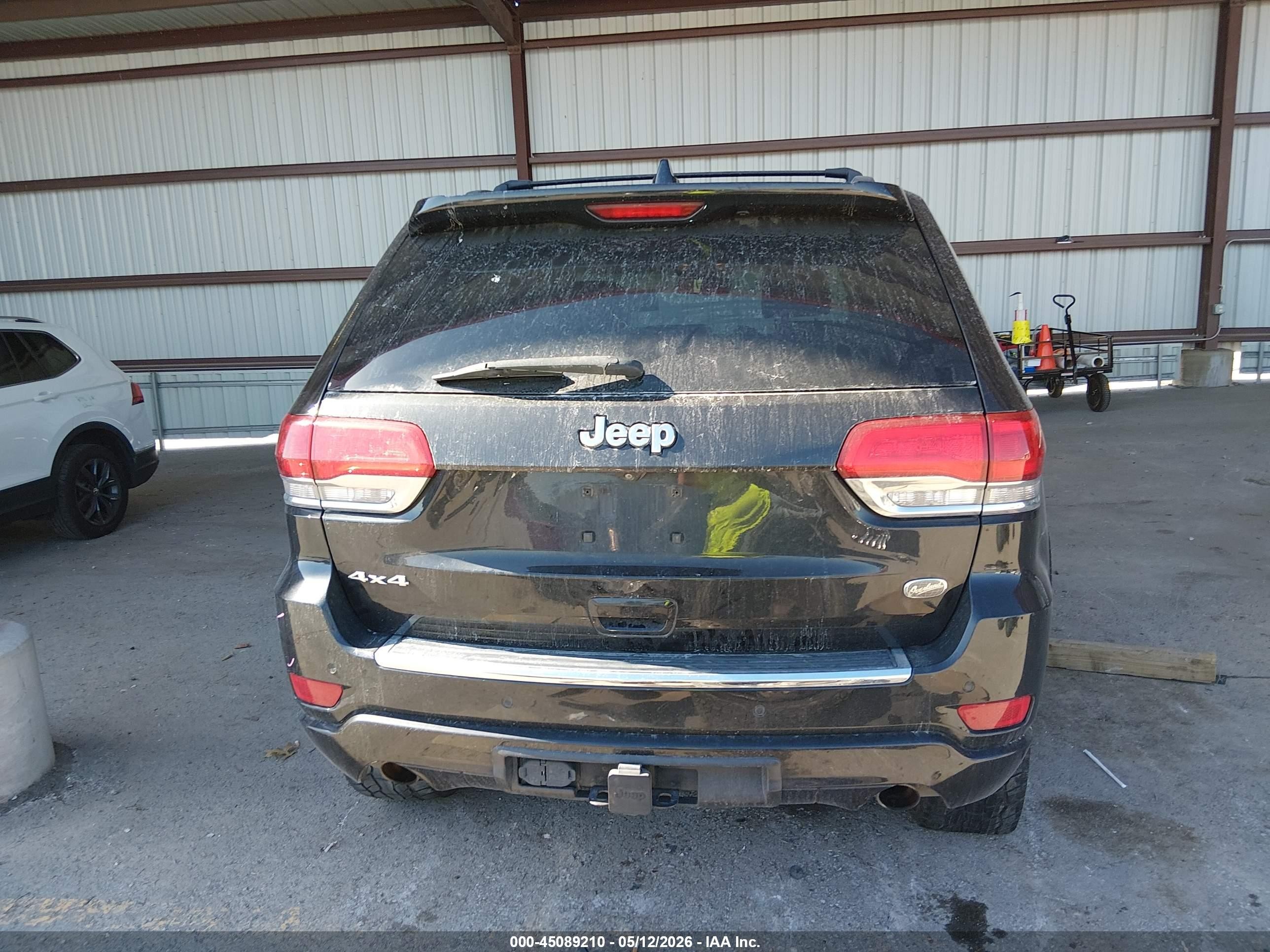 2015 Jeep Grand Cherokee Overland Black vin: 1C4RJFCG0FC130254