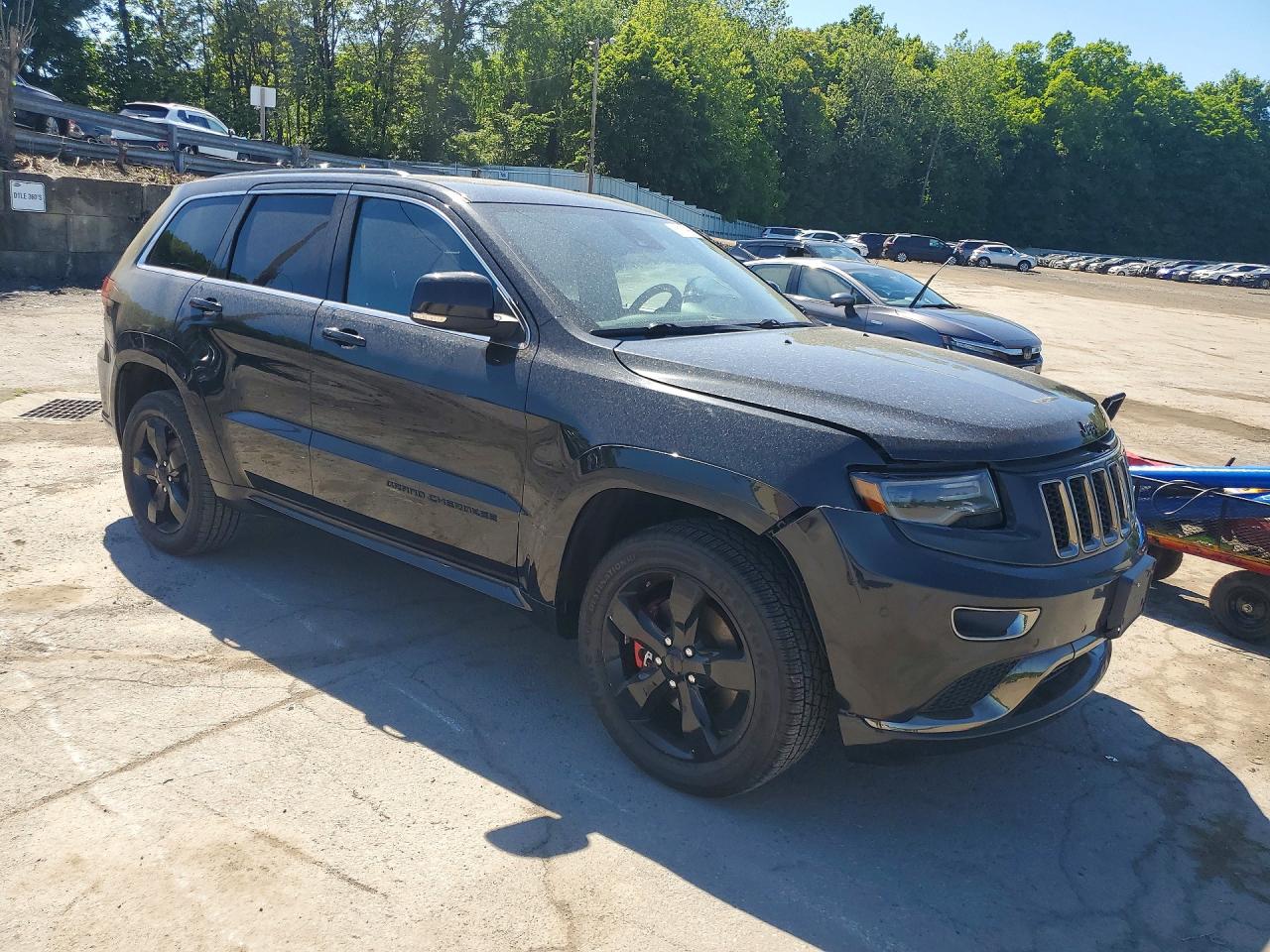 2015 Jeep Grand Cherokee Overland Черный vin: 1C4RJFCG0FC150715