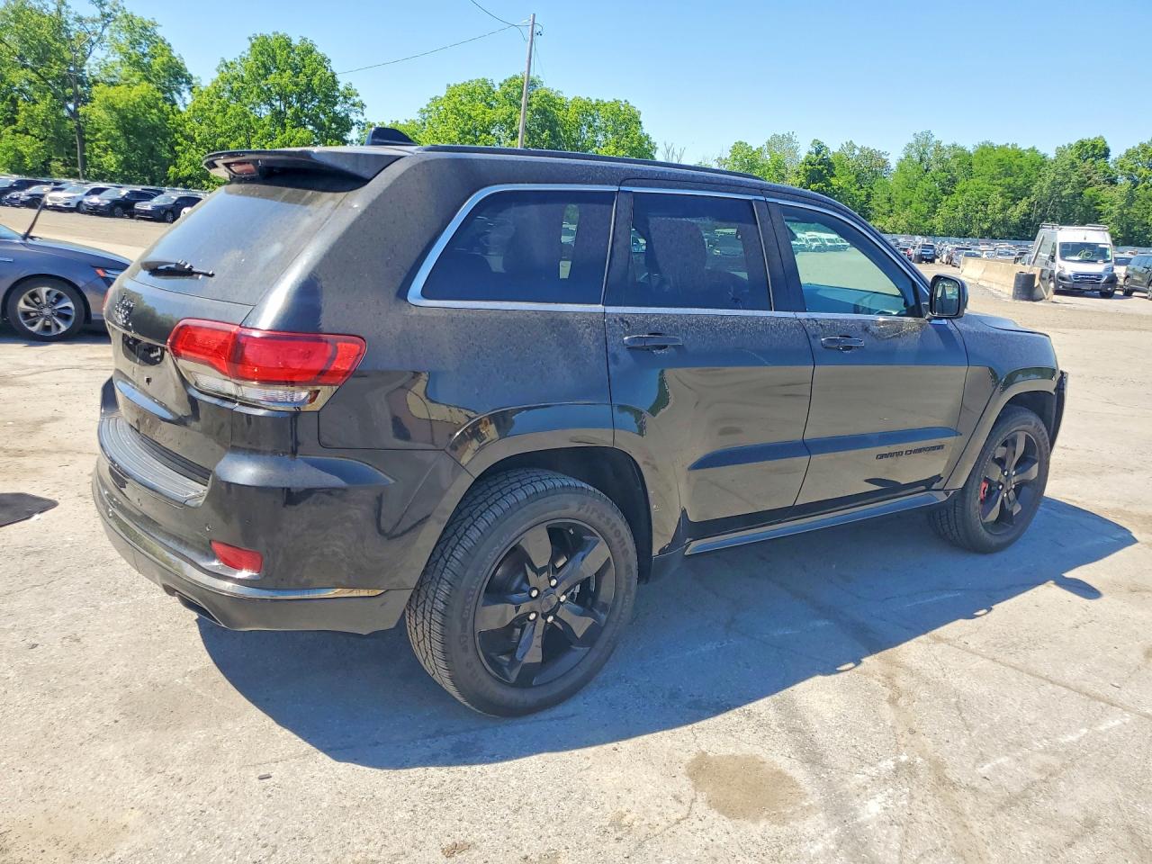 2015 Jeep Grand Cherokee Overland Черный vin: 1C4RJFCG0FC150715