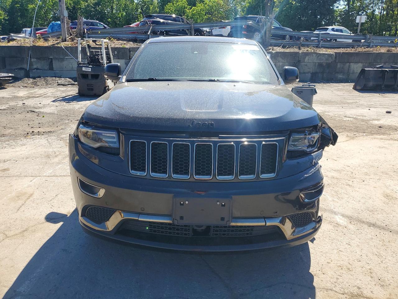 2015 Jeep Grand Cherokee Overland Черный vin: 1C4RJFCG0FC150715